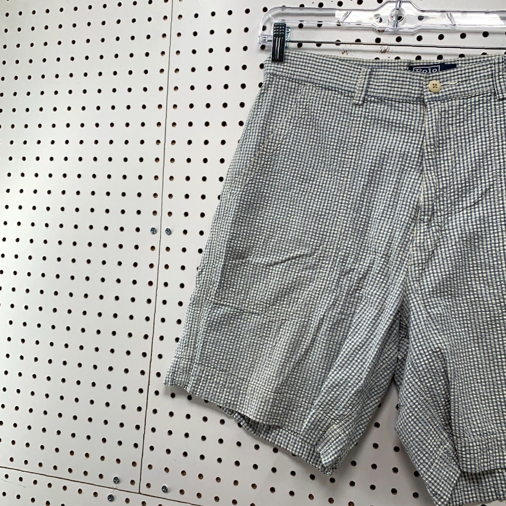 Polo Ralph Lauren VINTAGE Polo Ralph Lauren Chino Short Mens 33x8 White Blue Check Casual Shirt Mens Vintage Polo Ralph Lauren Chino Short 33x8 White/Blue Check Casual Size US XS / EU 42 / 0 - 3 Thumbnail