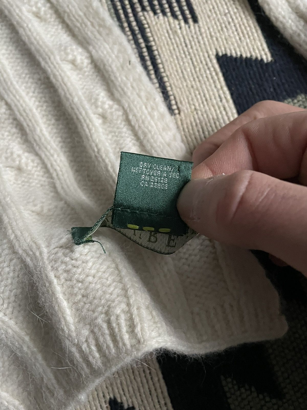 Vintage Polo Ralph Lauren Label Knitted Scarf Size ONE SIZE - 6 Thumbnail