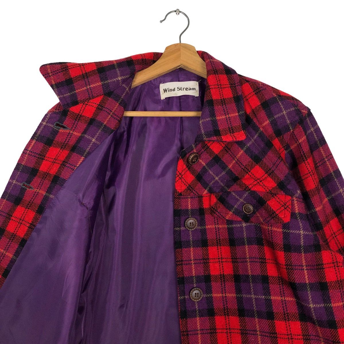Japanese Brand 🔥Vtg Tartan Design Punk Jacket Style Wind Stream Japan Size US M / EU 48-50 / 2 - 10 Thumbnail