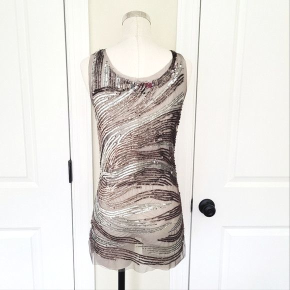 Other Juniors' Ruby & Jenna Sequin Sheer Mesh Tank Pa Size S / US 4 / IT 40 - 4 Thumbnail