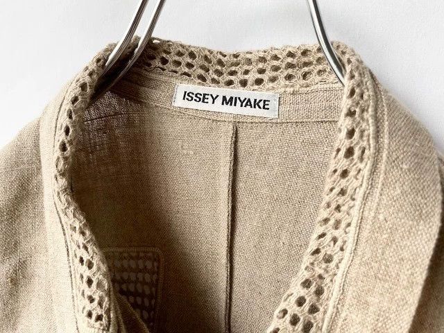 Issey Miyake issey miyake Linen mesh silhouette jacket Size US M / EU 48-50 / 2 - 5 Thumbnail