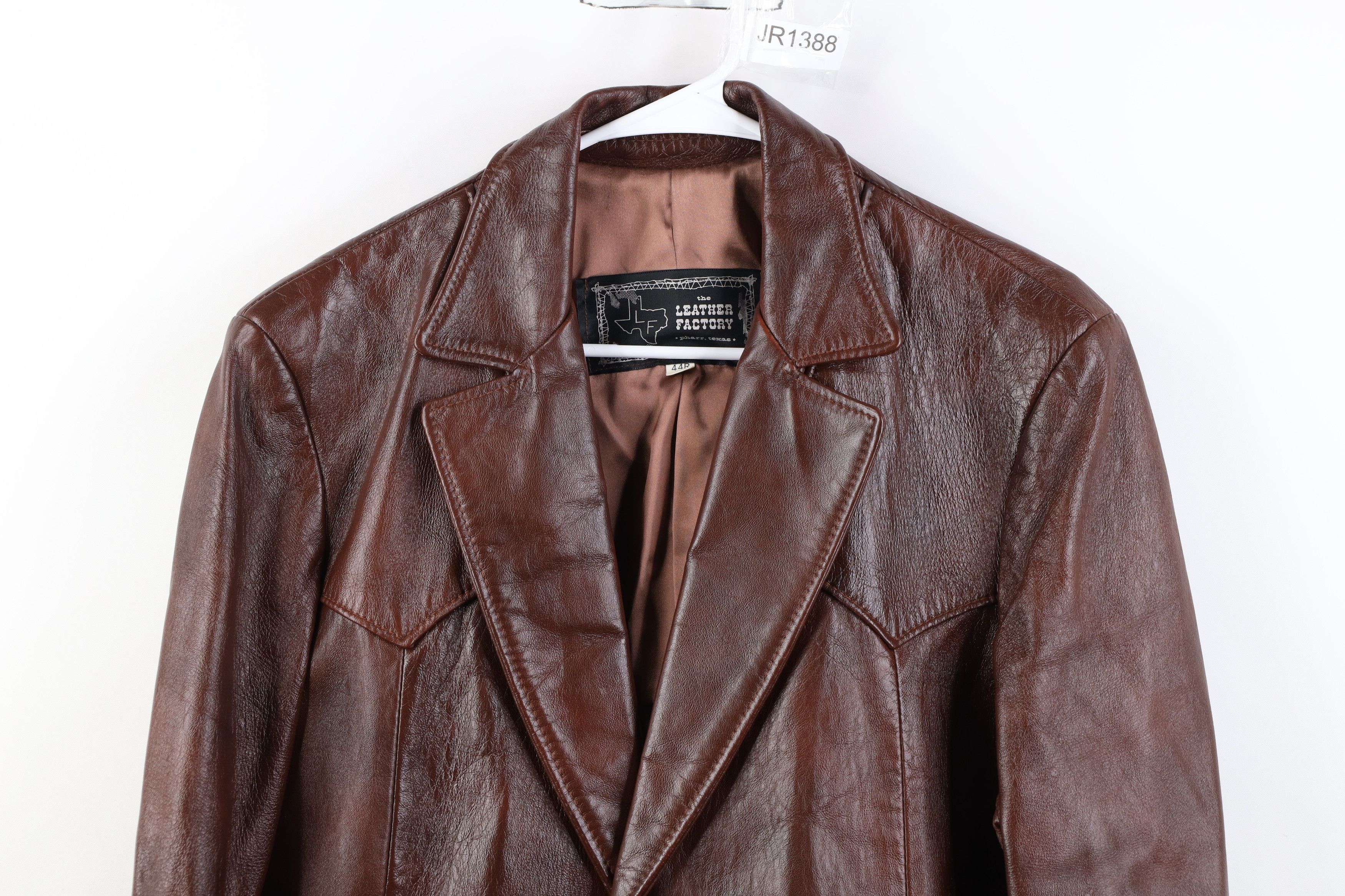 Vintage Vintage 70s Streetwear Blazer Suit Coat Jacket Brown USA Size US XXL / EU 58 / 5 - 2 Thumbnail