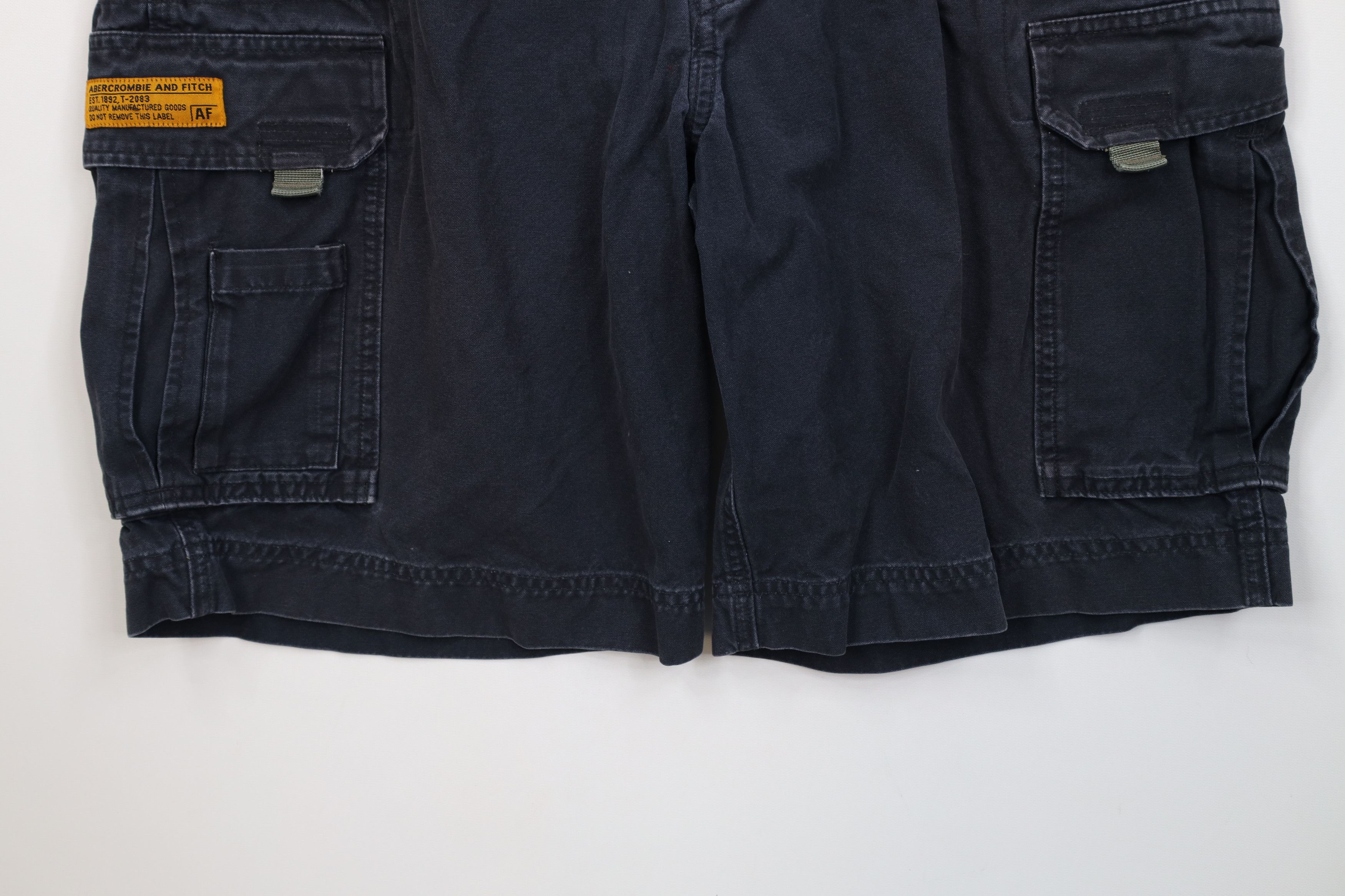 Abercrombie & Fitch Vintage 90s Y2K Abercrombie & Fitch Surplus Cargo Shorts Size US 34 / EU 50 - 4 Thumbnail