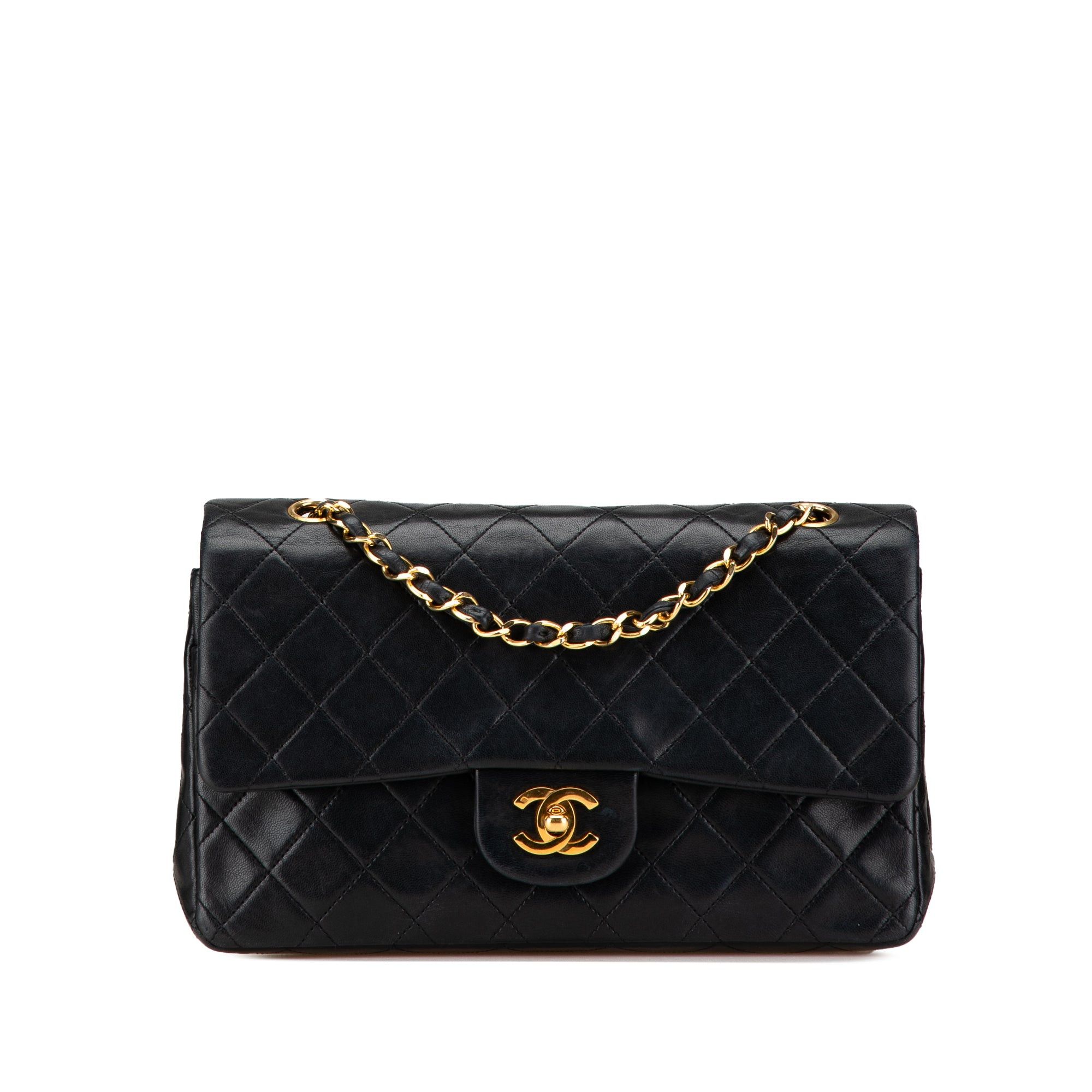 Chanel Chanel Medium Classic Lambskin Double Flap Black Size ONE SIZE - 1 Thumbnail