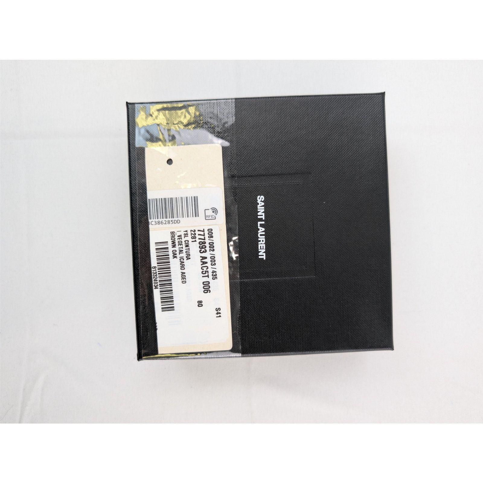 Saint Laurent Paris o1rshd1 Size: 80 / YSL Cintura Vegetal Icard Aged Belt Brown Size 32 - 18 Thumbnail