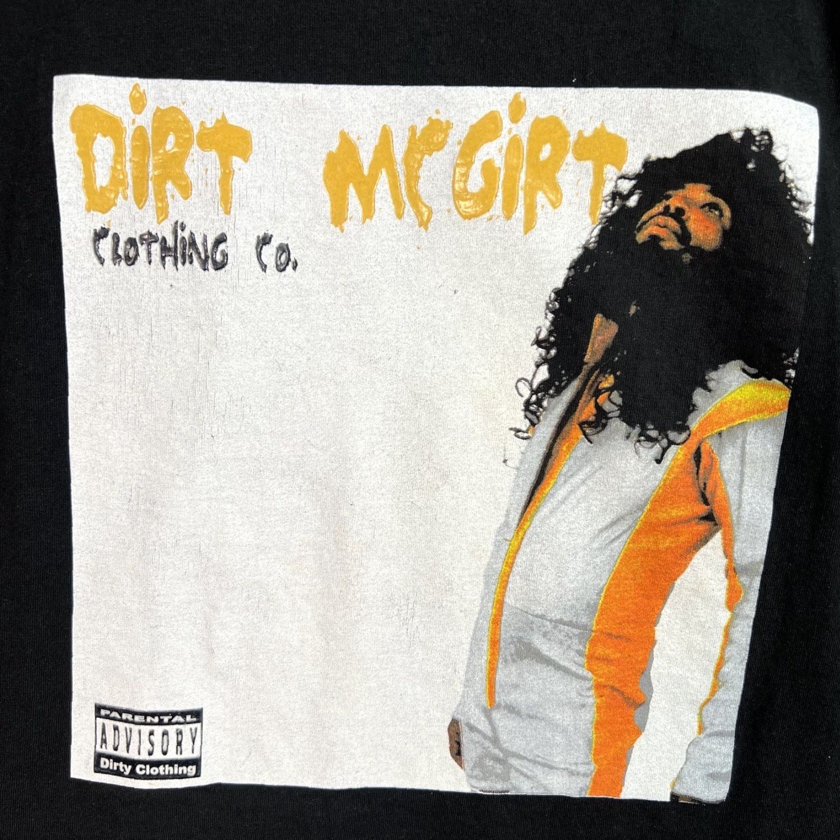 Vintage VINTAGE Dirt McGirt Clothing WuTang T shirt Adult Large Black Mens Size US L / EU 52-54 / 3 - 4 Thumbnail