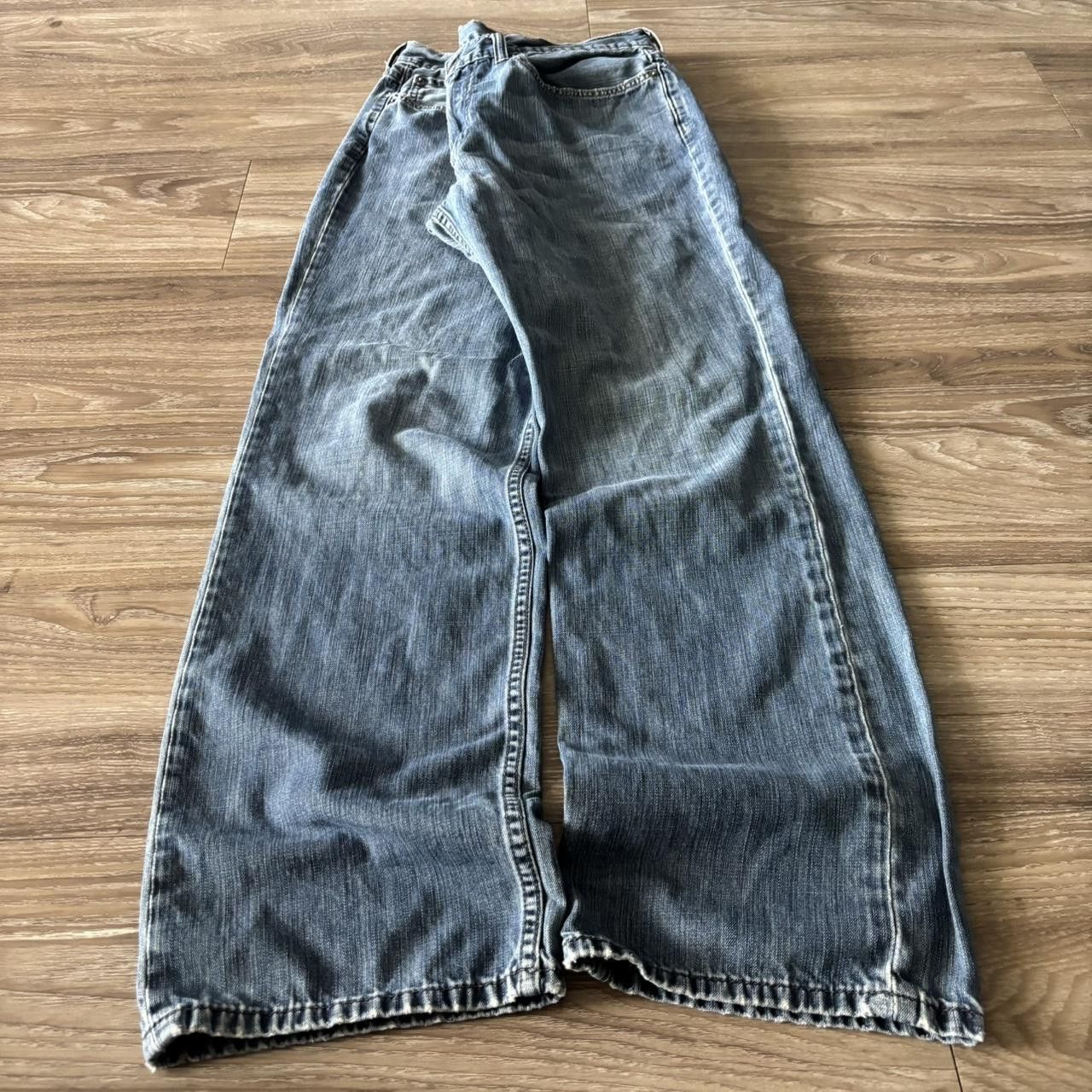 Levi's Crazy Vintage Y2K/2000s Grunge Levis Essential Denim Jeans! 34x32 Size US 34 / EU 50 - 3 Thumbnail