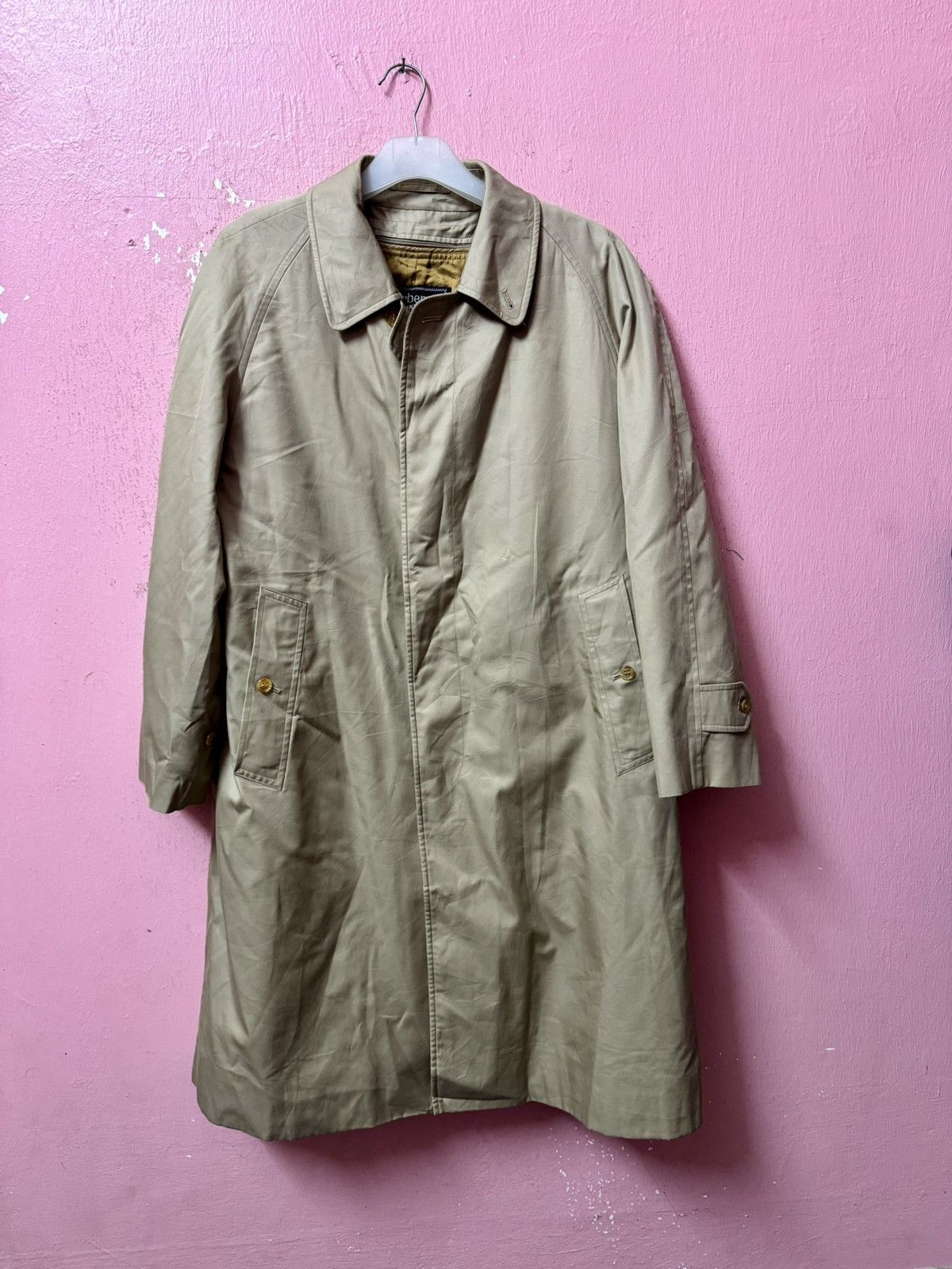 Vintage Nova Check Burberry Trench Coat