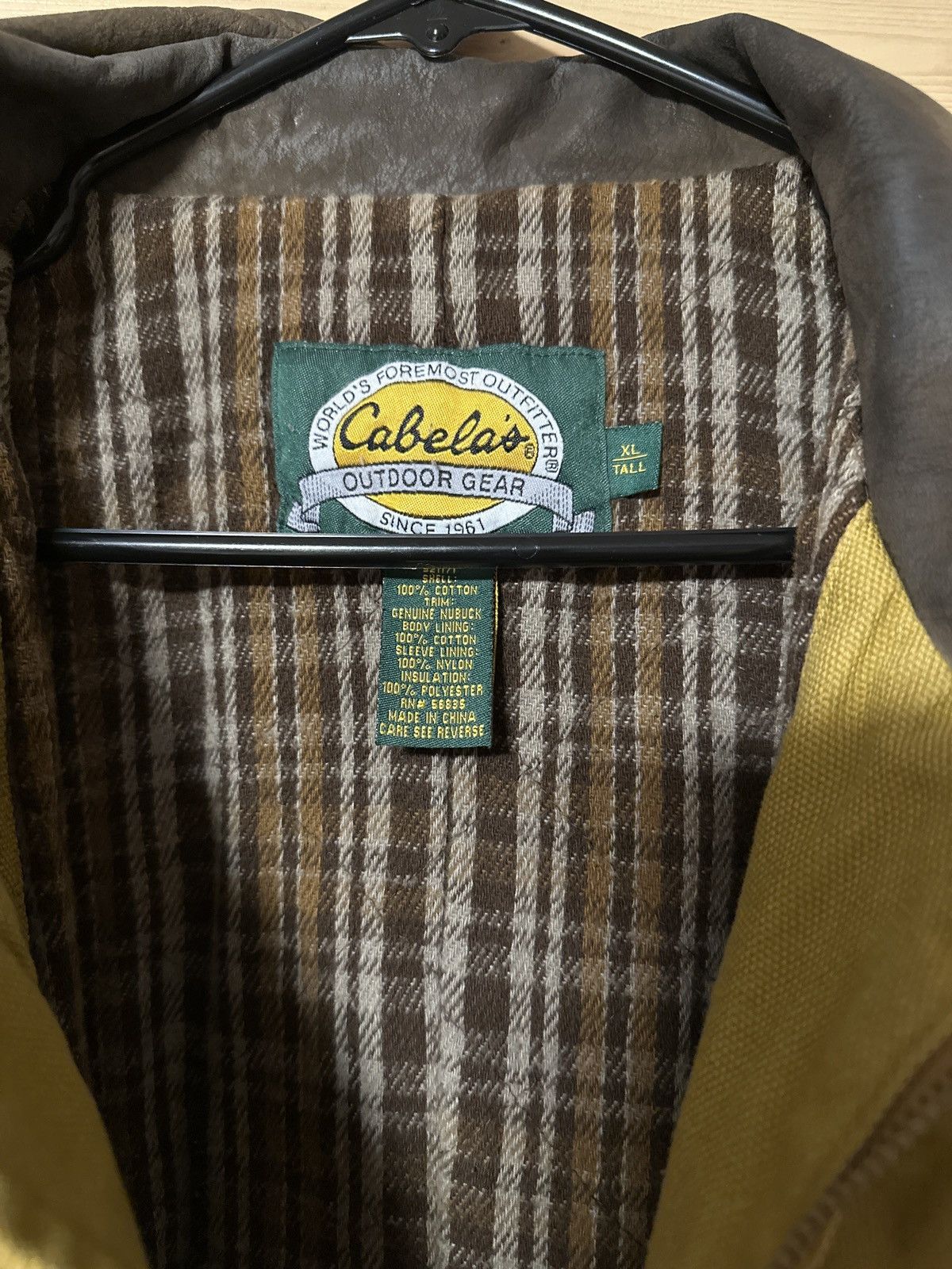Cabelas Vintage Cabela’s lined chore jacket Size US XL / EU 56 / 4 - 5 Thumbnail