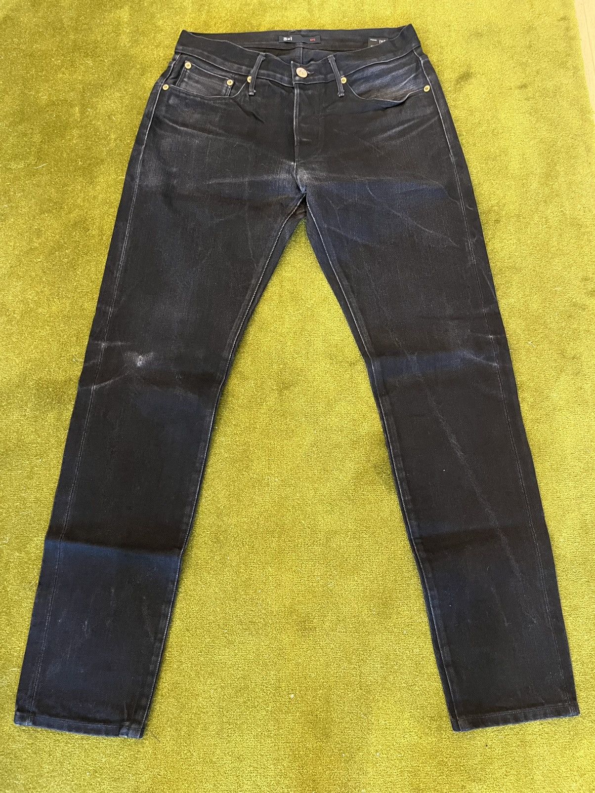 3x1 3x1 - Black Selvedge Denim Size US 31 - 2 Thumbnail