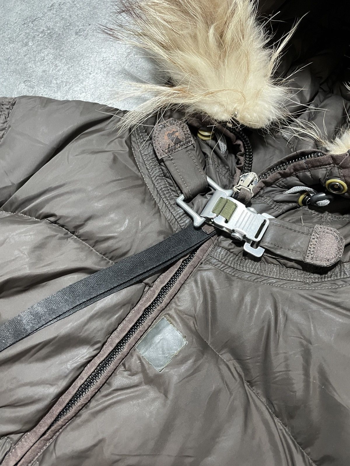 Parajumpers Parajumpers long puffer fur jacket military 2000s rare Size US L / EU 52-54 / 3 - 12 Thumbnail