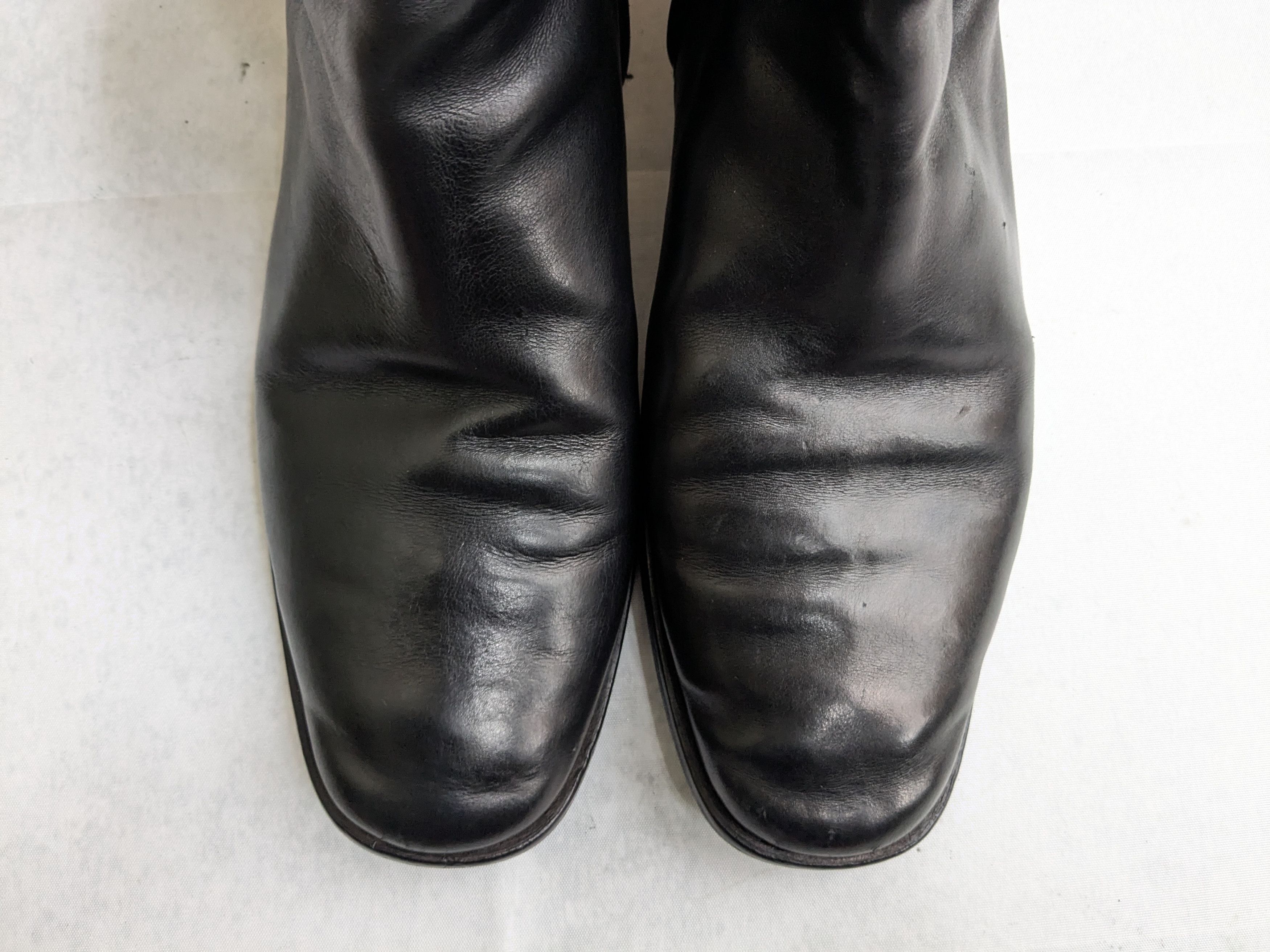 Gucci Gucci Side Zip Boots Black 12 Leather Size US 12 / EU 45 - 3 Thumbnail