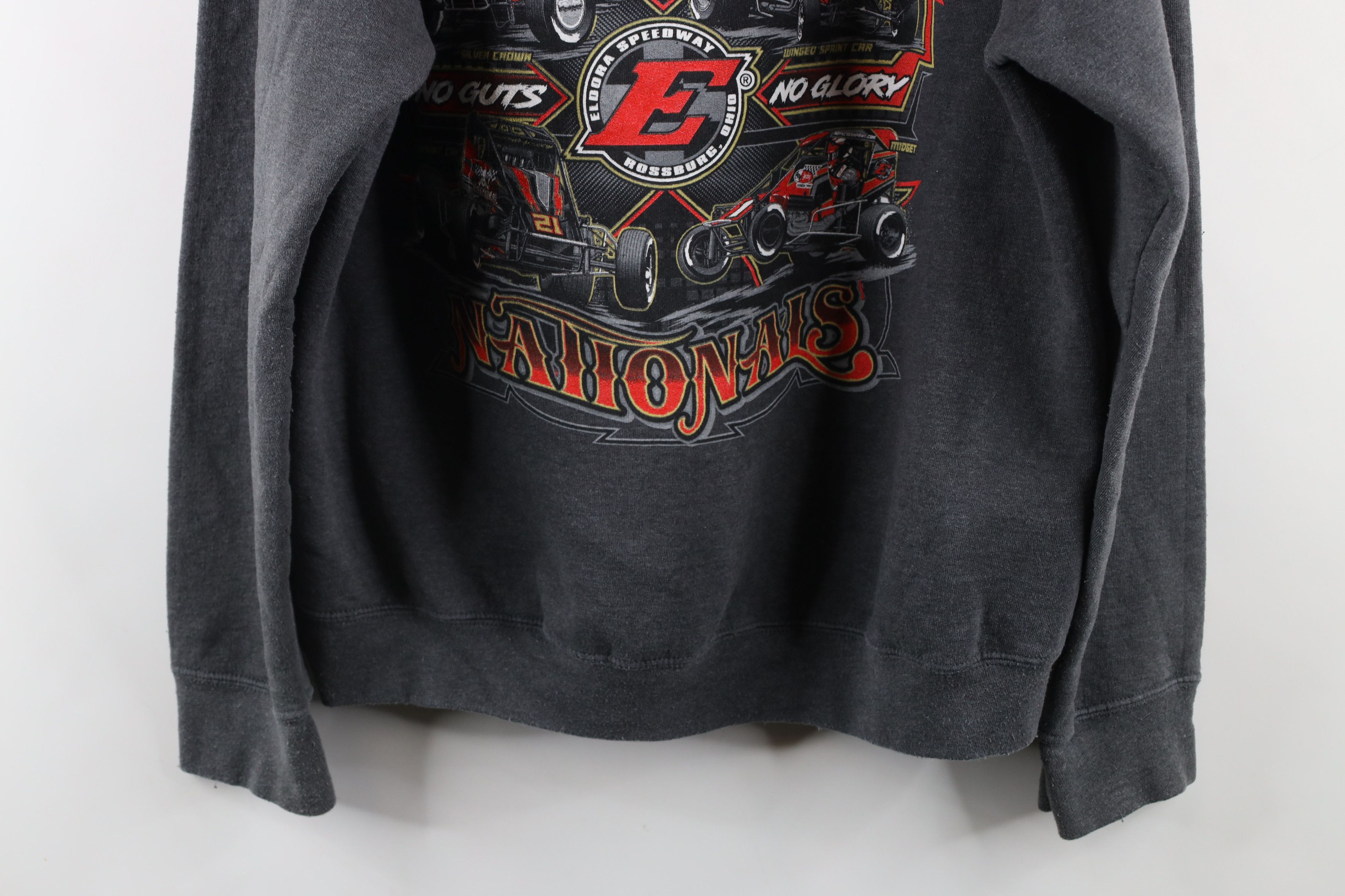Vintage Y2K Streetwear Speedway 4 Crown Nationals Racing Hoodie Size US XL / EU 56 / 4 - 12 Thumbnail