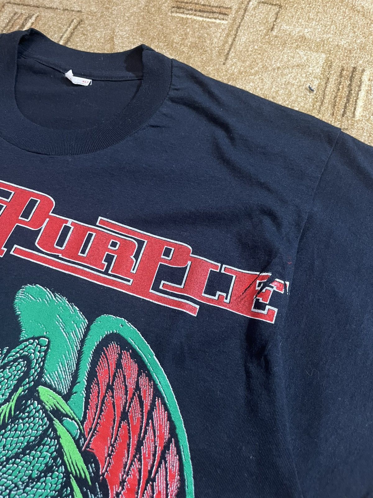 Vintage Deep purple vintage merch Euro tour 1993 Size US XL / EU 56 / 4 - 2 Thumbnail