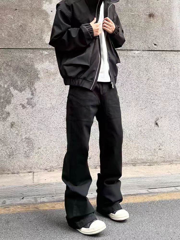 Designer × Jean × Vintage Vintage straight leg micro flare casual micro stretch jeans Size US 32 / EU 48 - 3 Thumbnail