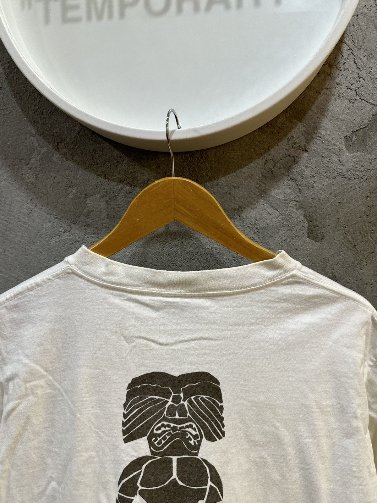 Stussy × Vintage Vintage 90s Stussy Tomb Greek Distressed Large Tees Size US L / EU 52-54 / 3 - 10 Thumbnail