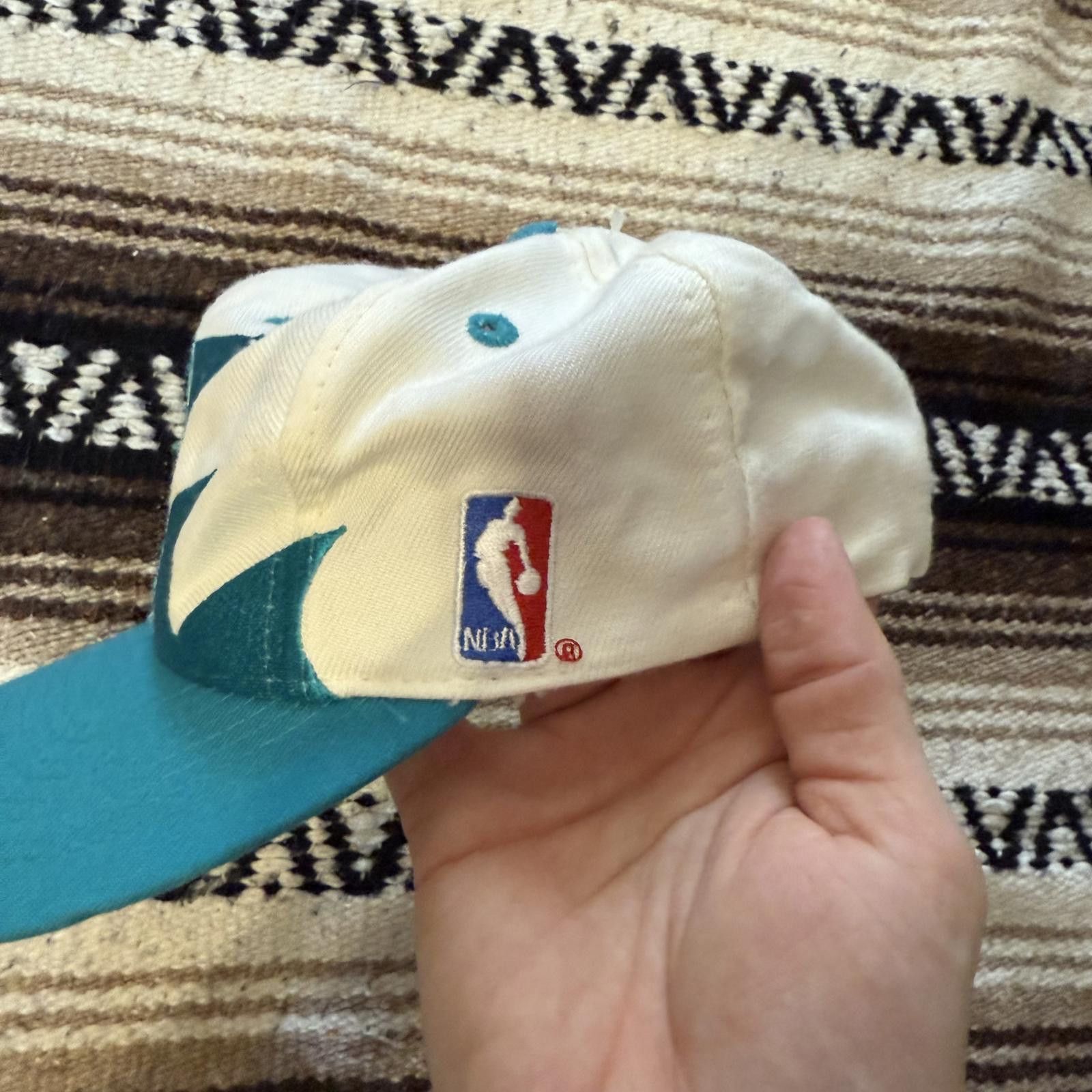 Logo Athletic Vintage LogoAthletic Charlotte Hornets Snapback Size ONE SIZE - 3 Thumbnail