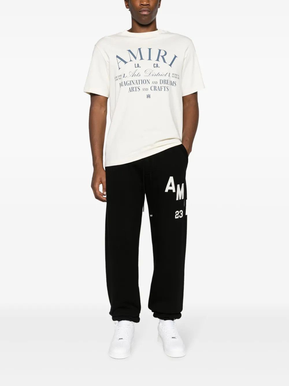 Amiri o1mle0725 Hockey Sweatpants & Joggers in Black Size US 30 / EU 46 - 2 Thumbnail