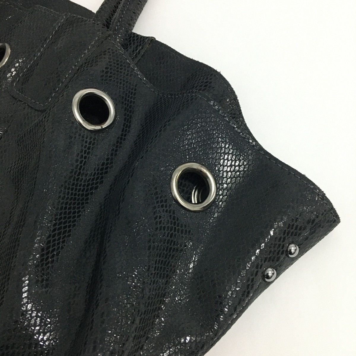 Marni Marni Big Buddha Faux Snake Skin Leather Shoulder Bag Size ONE SIZE - 10 Thumbnail