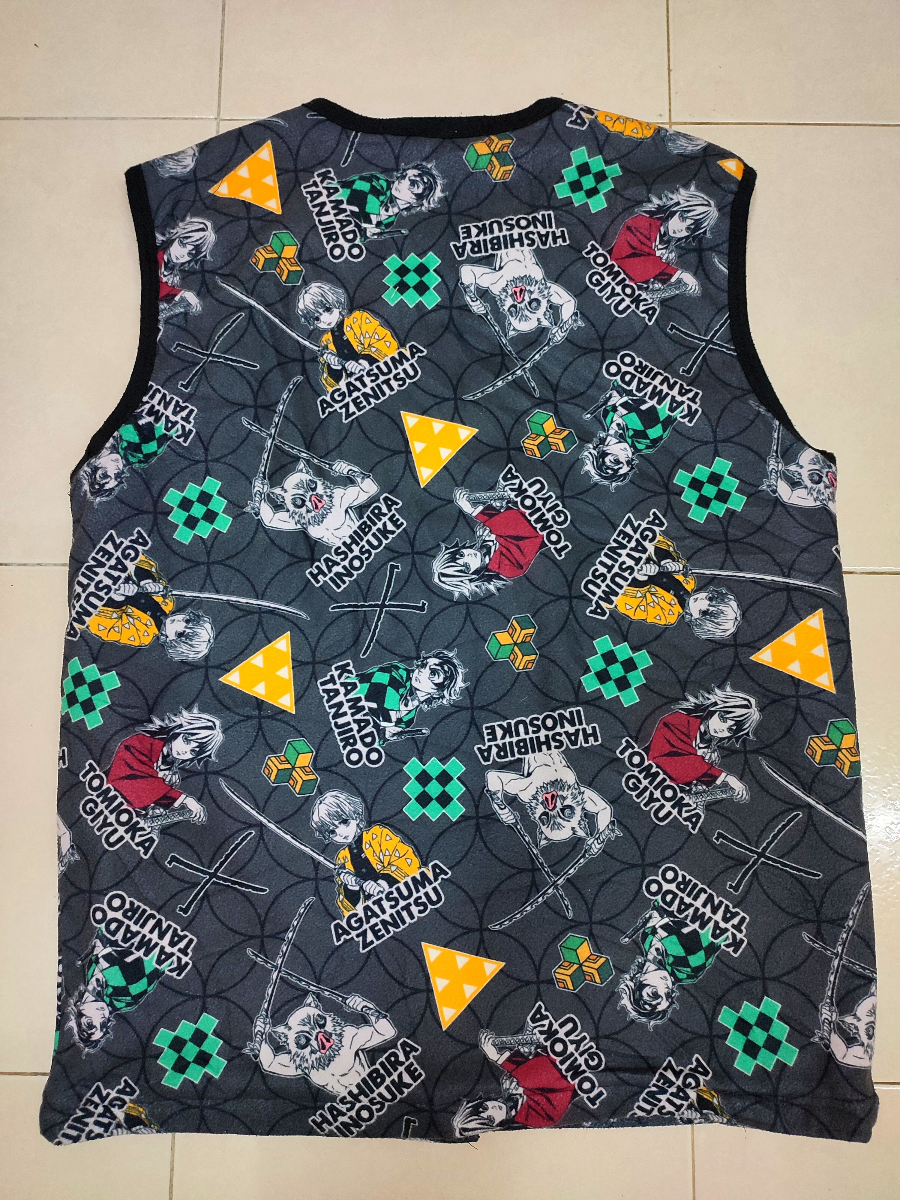 Anime × Japanese Brand × Vintage 💥 Vintage 💥 Demon Slayer Character Sleeveless Size US S / EU 44-46 / 1 - 2 Thumbnail