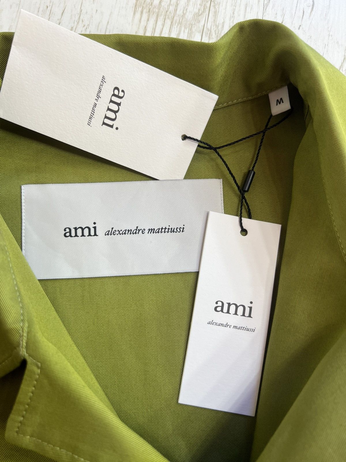 AMI Ami Paris Taupe Cotton Unisex Long Sleeve Shirt – Size M Size US M / EU 48-50 / 2 - 9 Thumbnail