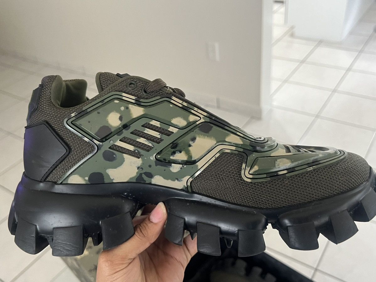Prada Prada Camouflage Cloudbust Thunder Sneakers 7 Militare Size US 8 / EU 41 - 6 Thumbnail