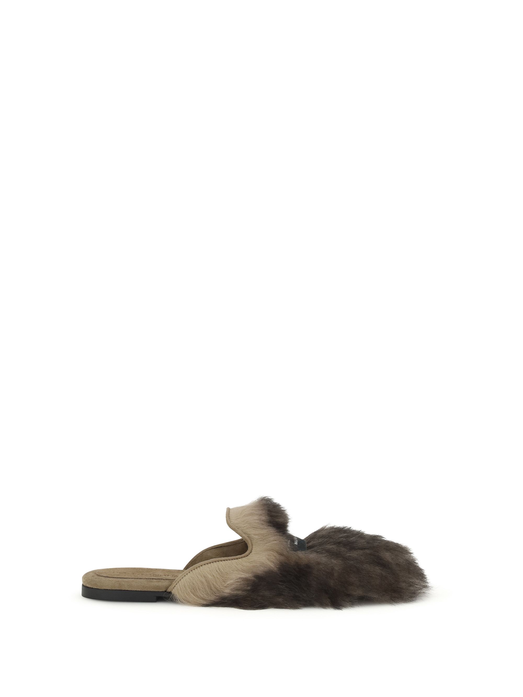 Dolce & Gabbana Sheepskin Mules Size US 11 / IT 41 - 1 Thumbnail
