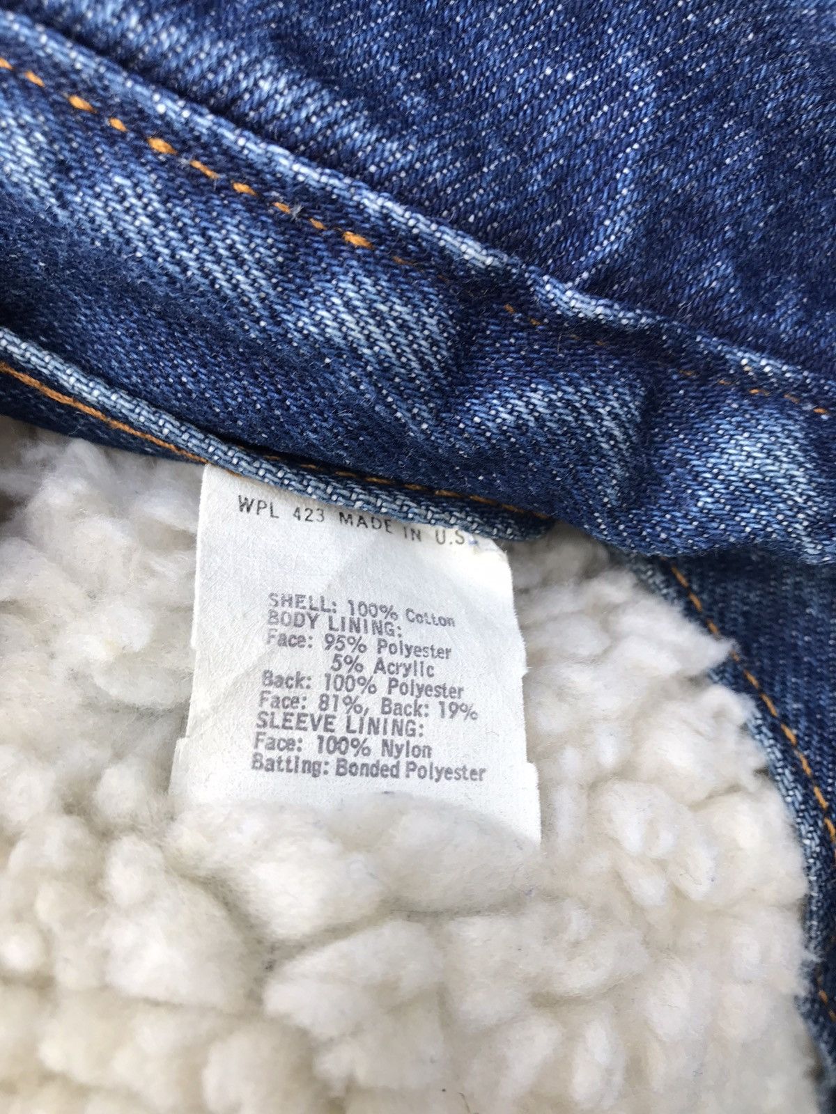 Levi's Vintage Levis Usa Denim Sherpa Lining Trucker Jacket Size US M / EU 48-50 / 2 - 17 Thumbnail