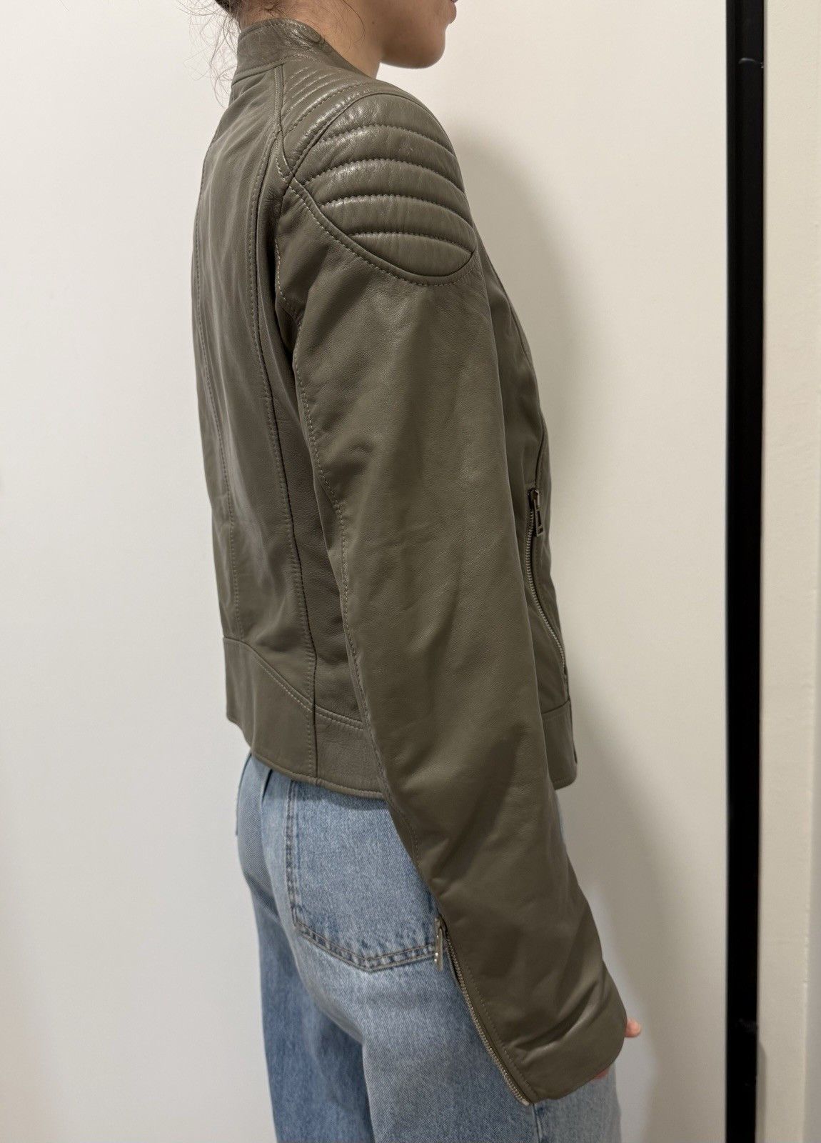 Belstaff DDP Belstaff Leather Moto Biker Womens Jacket size 42 Size M / US 6-8 / IT 42-44 - 10 Thumbnail