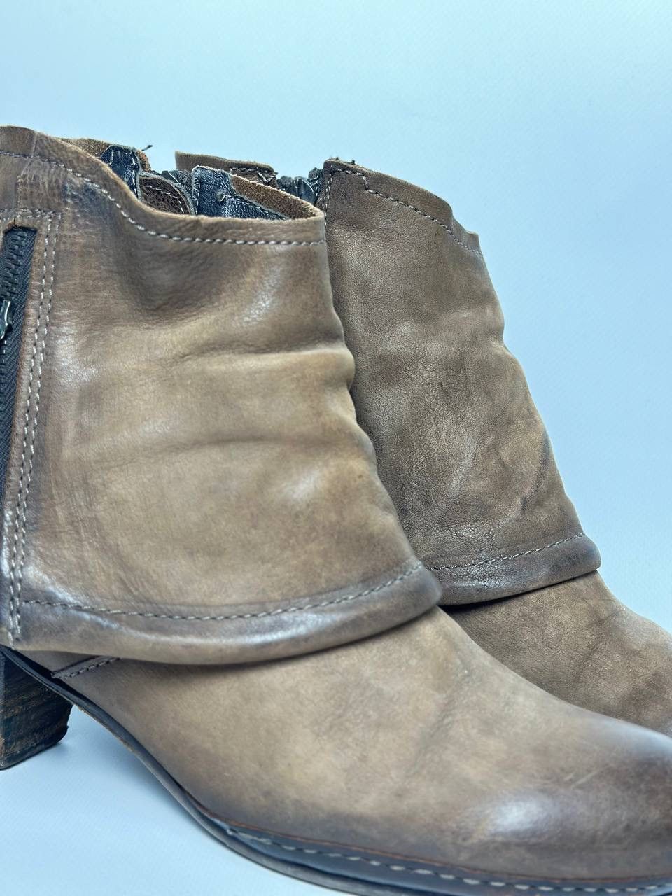 A.S.98 AS98 Avant Garde Guidi Style Leather Boots Size US 9 / IT 39 - 9 Thumbnail