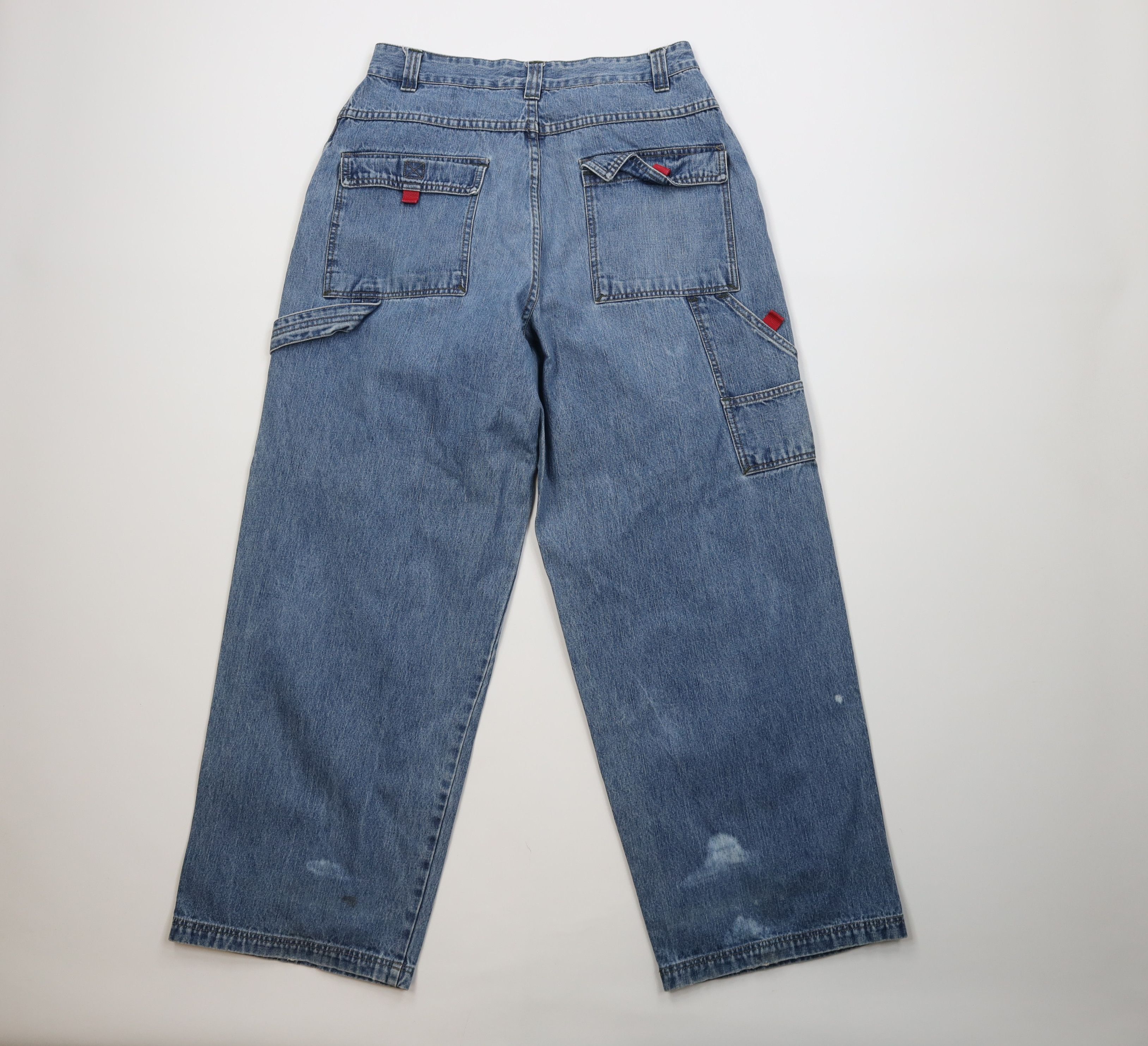 Toy Machine Vintage 90s Y2K Toy Machine Skateboarding Wide Denim Jeans Size US 34 / EU 50 - 11 Thumbnail