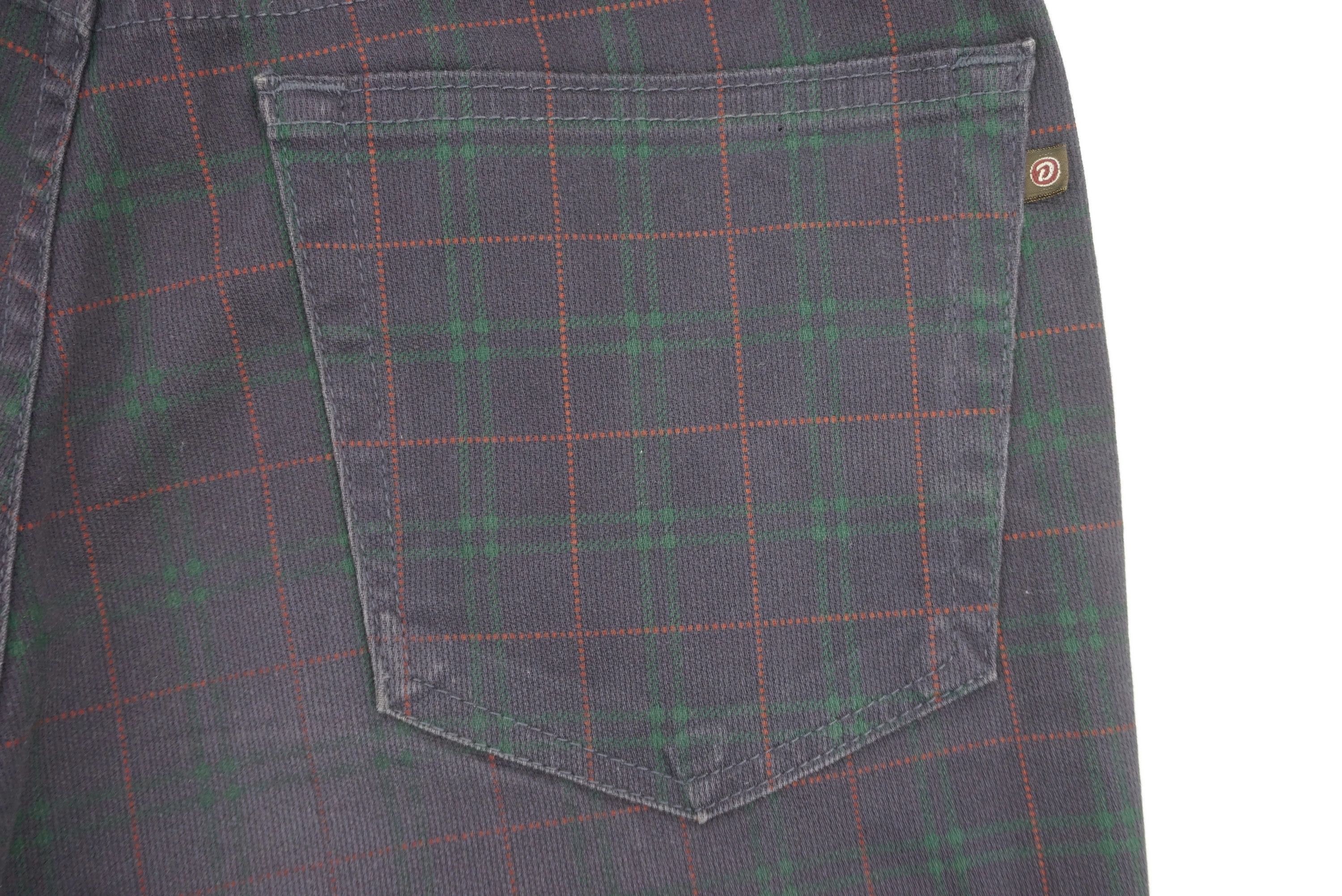 Japanese Brand Domingo Jeans fit W27xL32 Tartan Denim Made in Japan Size 27" / US 4 / IT 40 - 12 Thumbnail