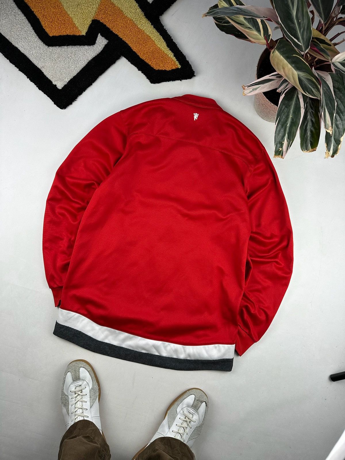 Nike × Vintage Nike Manchester United Jacket Training Soccer Top Full Zip Size US M / EU 48-50 / 2 - 2 Thumbnail