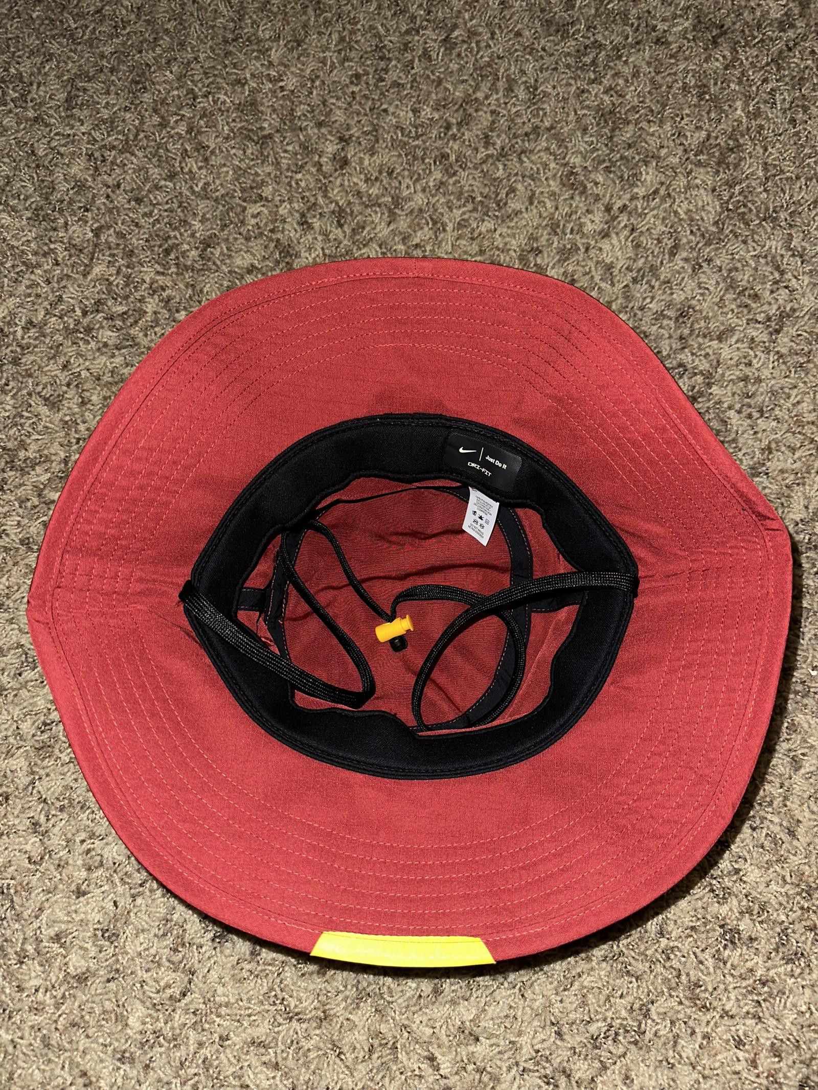 Nike USC Trojans Nike Cardinal SC Interlock Dry Bucket Hat Size ONE SIZE - 5 Thumbnail