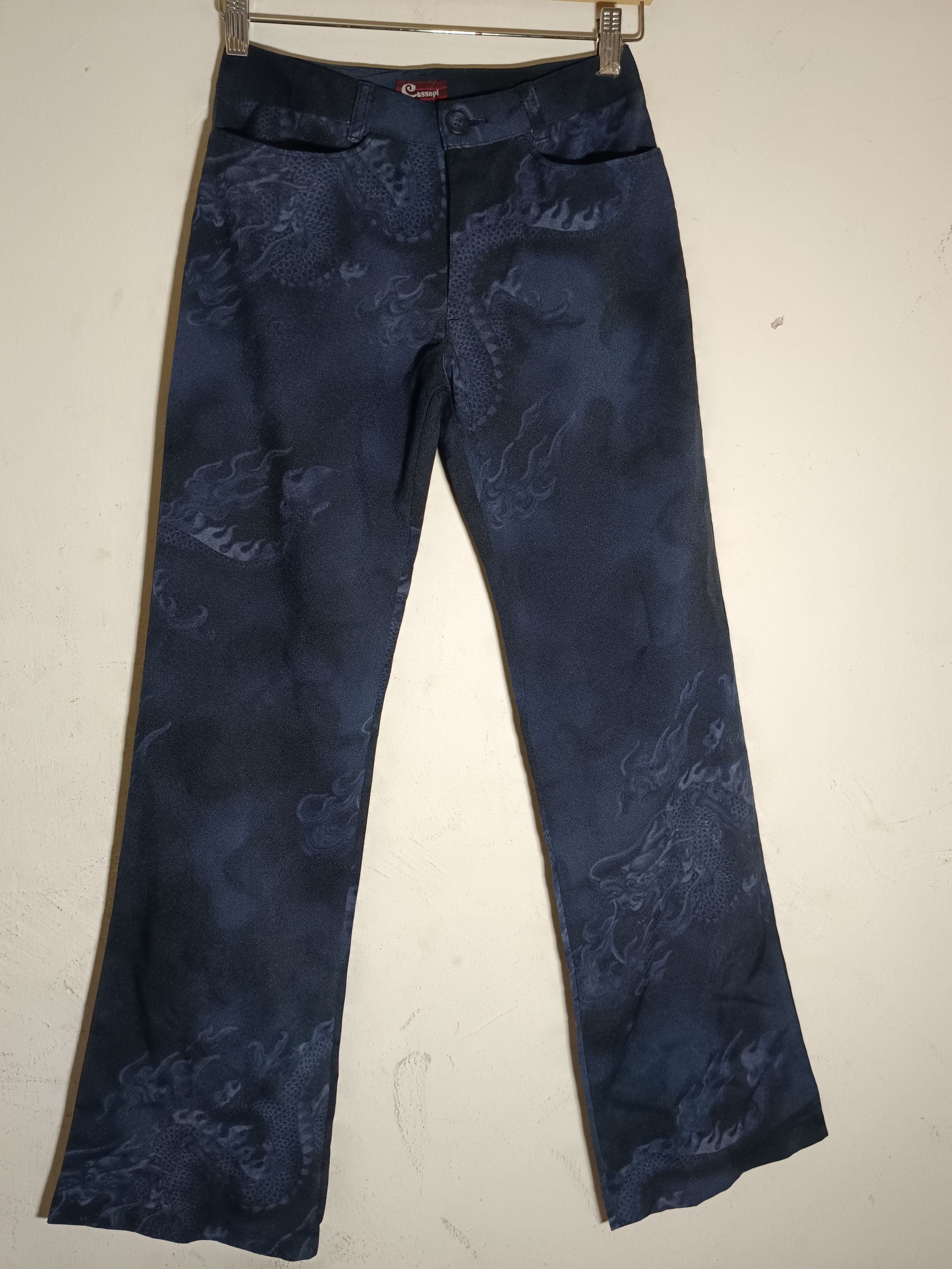 14th Addiction × If Six Was Nine × Le Grande Bleu (L.G.B.) Japanese Y2K Pants Dragon Size US 26 / EU 42 - 4 Thumbnail