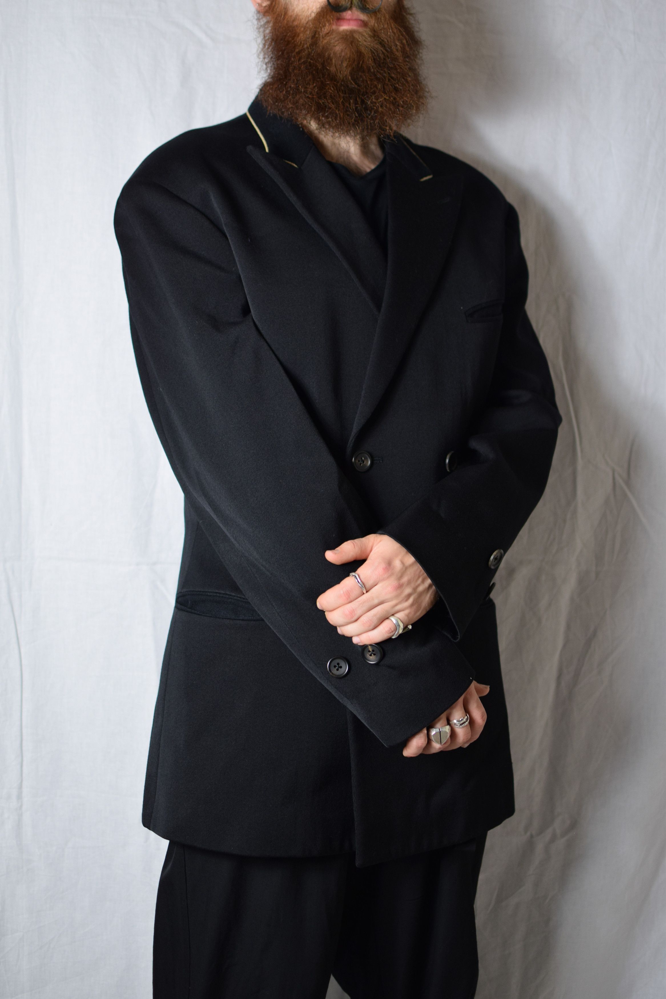 Yohji Yamamoto FINAL DROP - YYPH Archive Double-Breasted Blazer Size 52R - 7 Thumbnail
