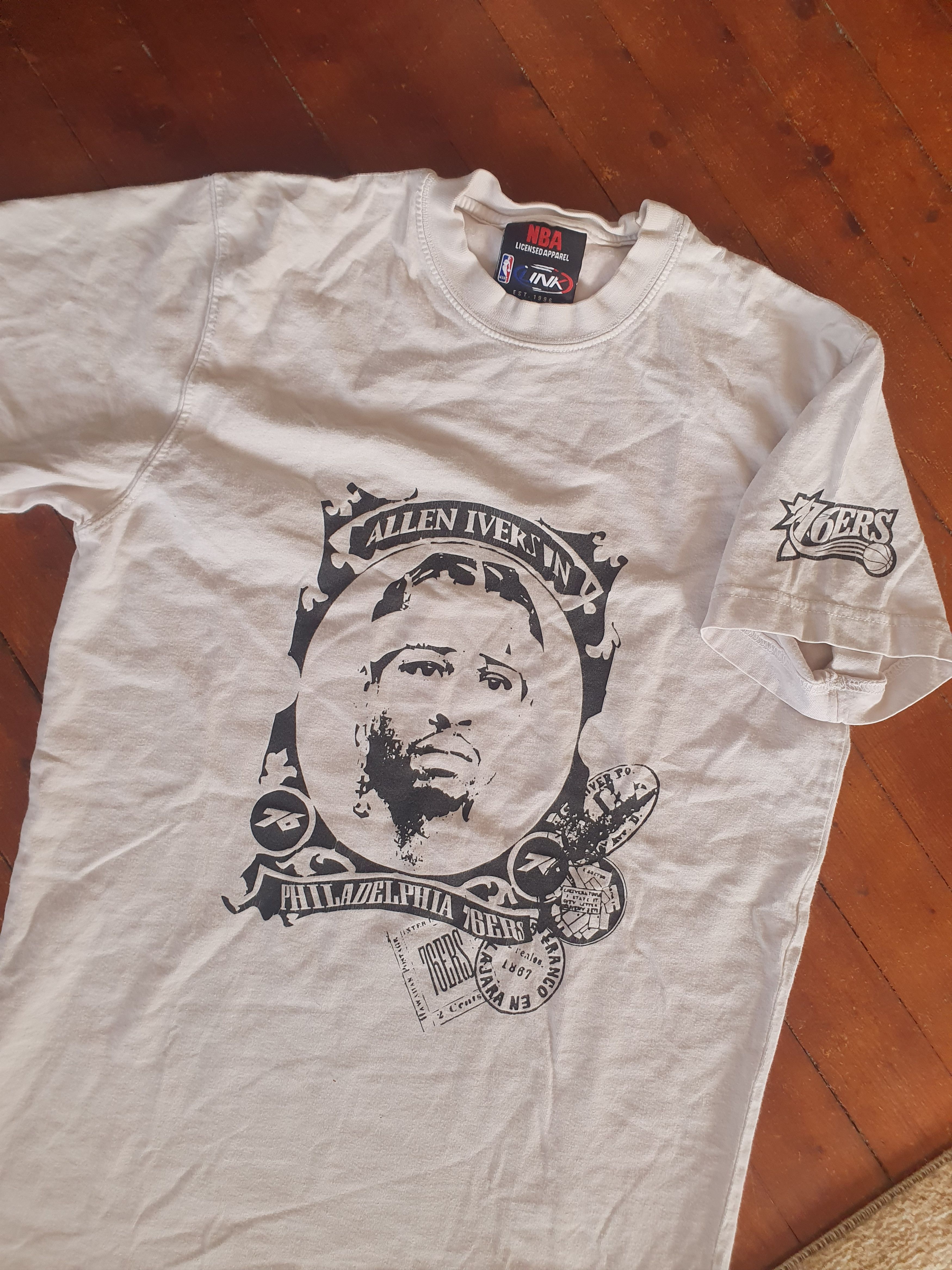 NBA Alan Iverson NBA Philadelphia 76ers UNK t-shirt sz M Size US M / EU 48-50 / 2 - 6 Thumbnail