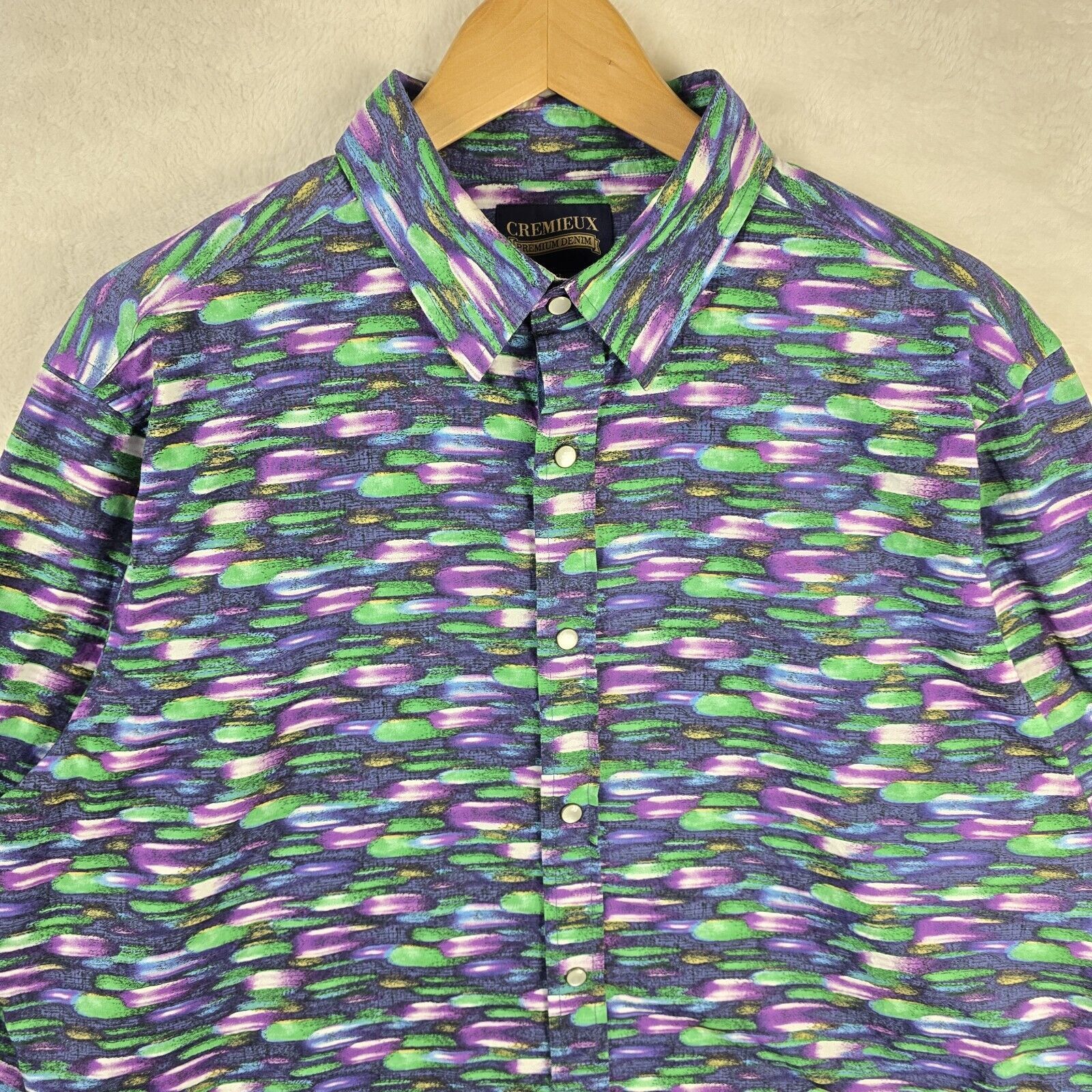Cremieux Cremieux Shirt Mens XL Multicolor AOP Geometric Abstract Size US XL / EU 56 / 4 - 3 Thumbnail