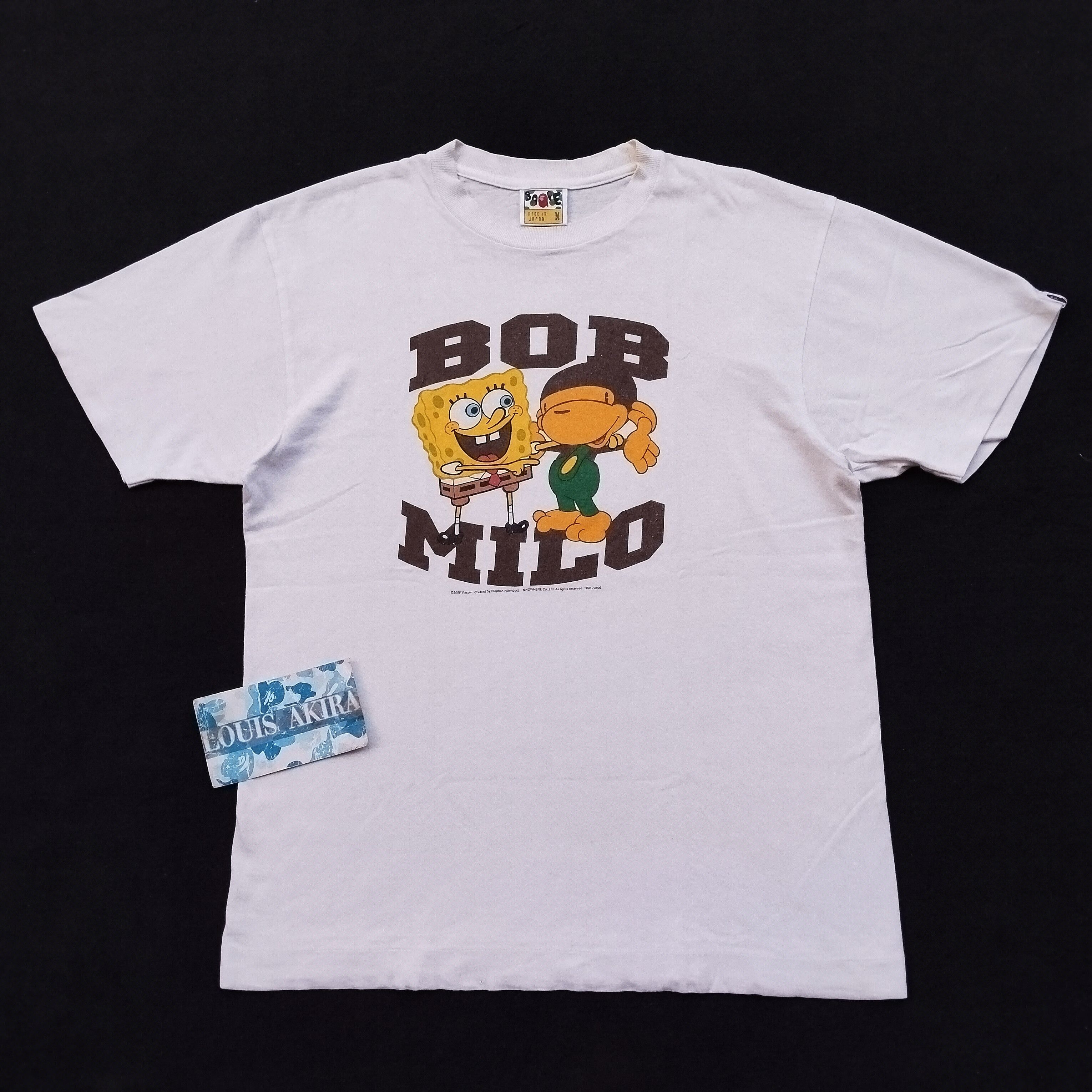 Bape 2008 NFS Bape x Spongebobs Tee Size US M / EU 48-50 / 2 - 1 Thumbnail