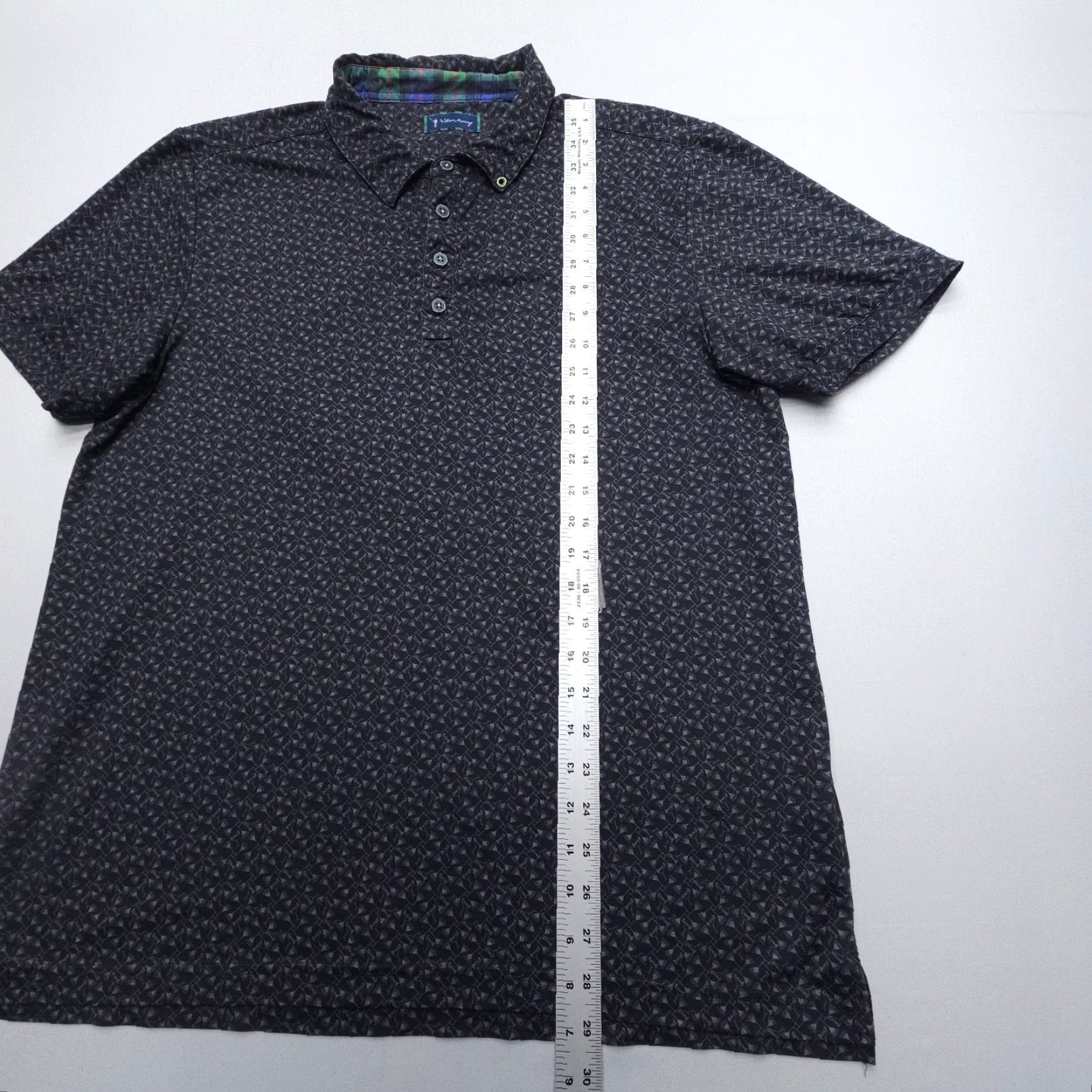 Vintage William Murray Golf Polo Shirt Mens L Geometric Martini Print Polo Shirt Size US L / EU 52-54 / 3 - 6 Thumbnail