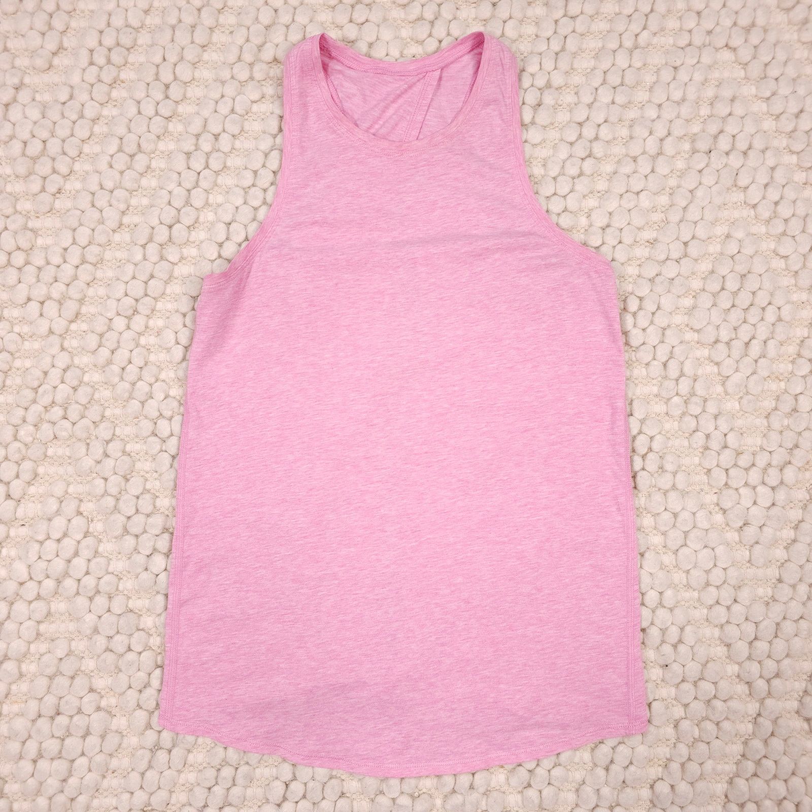 Lululemon Lululemon All Tied Up Tank Heathered Vintage Pink Sz 4/Small Size S / US 4 / IT 40 - 5 Thumbnail