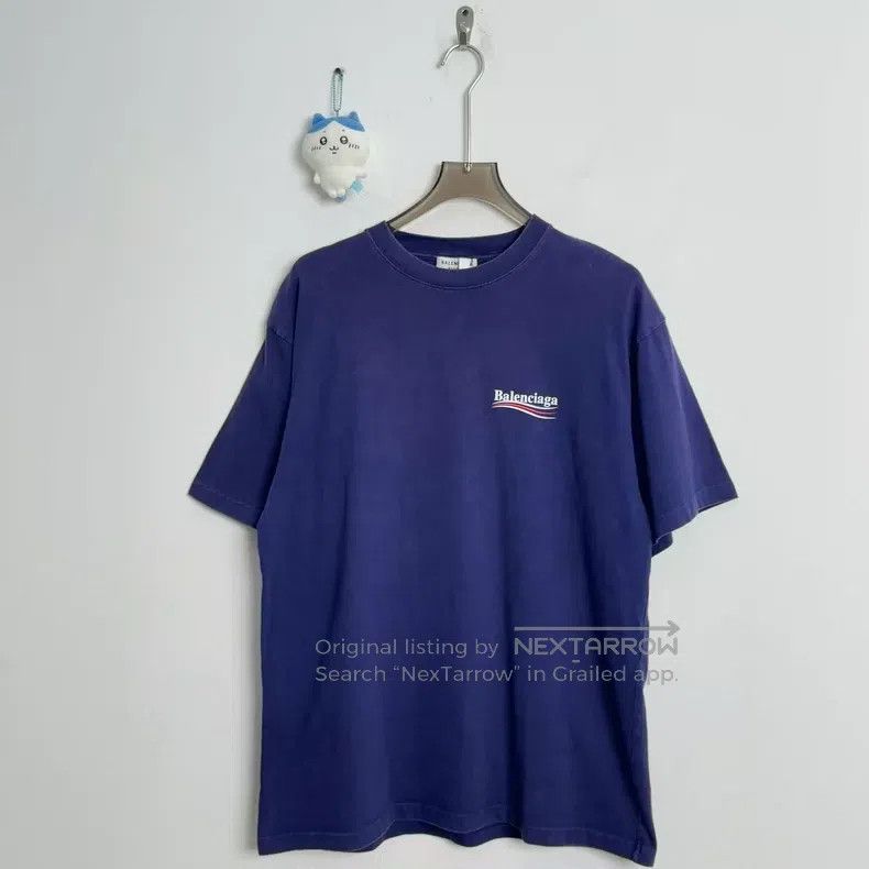 Balenciaga Blue Cola Short Sleeve M