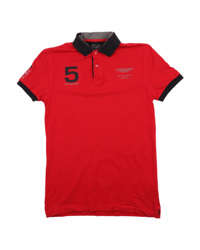 Hackett Hackett Sport Aston Martin Racing Red Polo Shirt Size XS Size US XS / EU 42 / 0 - 1 Thumbnail