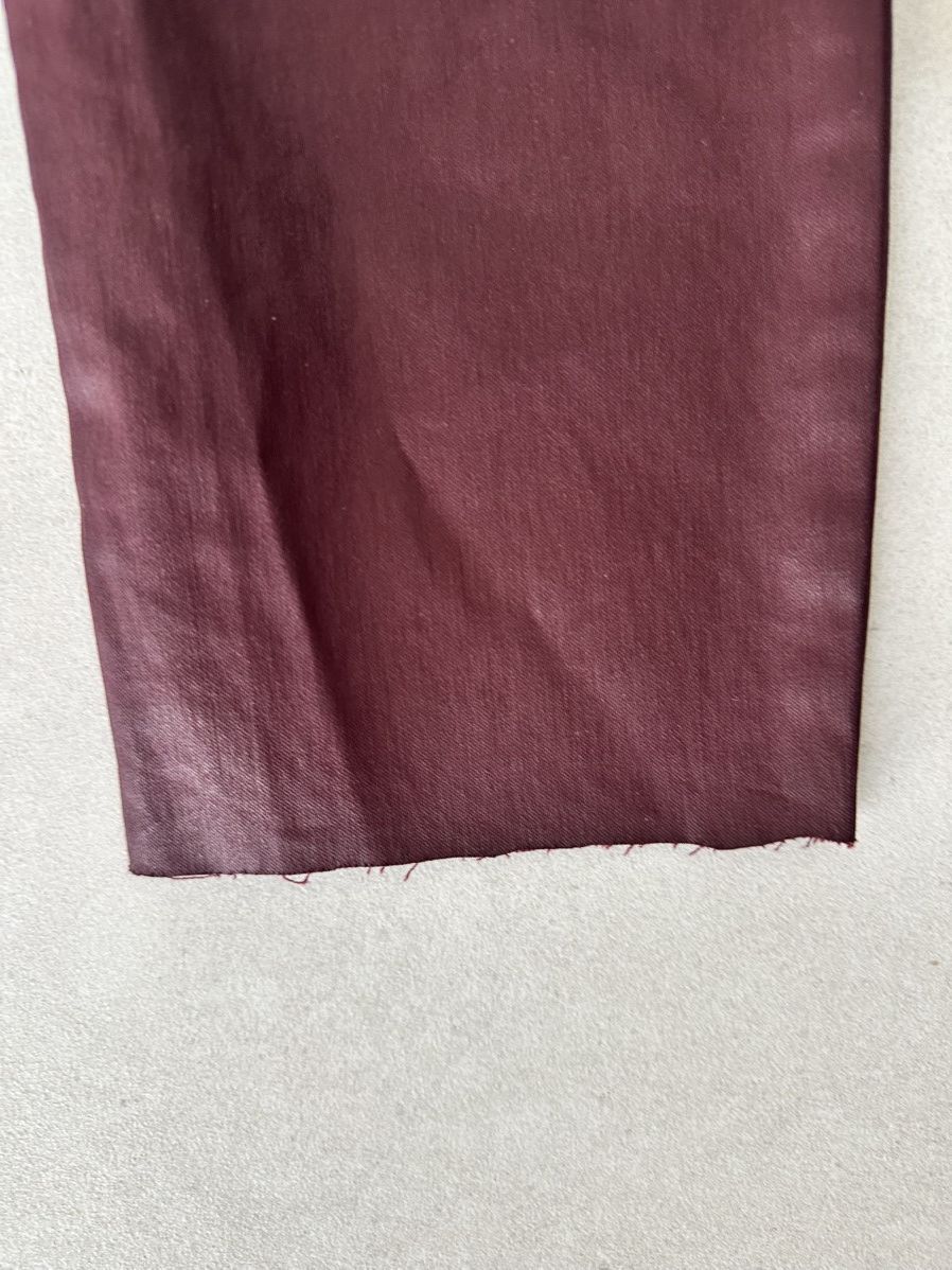 NYDJ NYDJ Women's Burgundy Coated Jeans Raw Hem size 8P Size 30" / US 8 / IT 44 - 4 Thumbnail