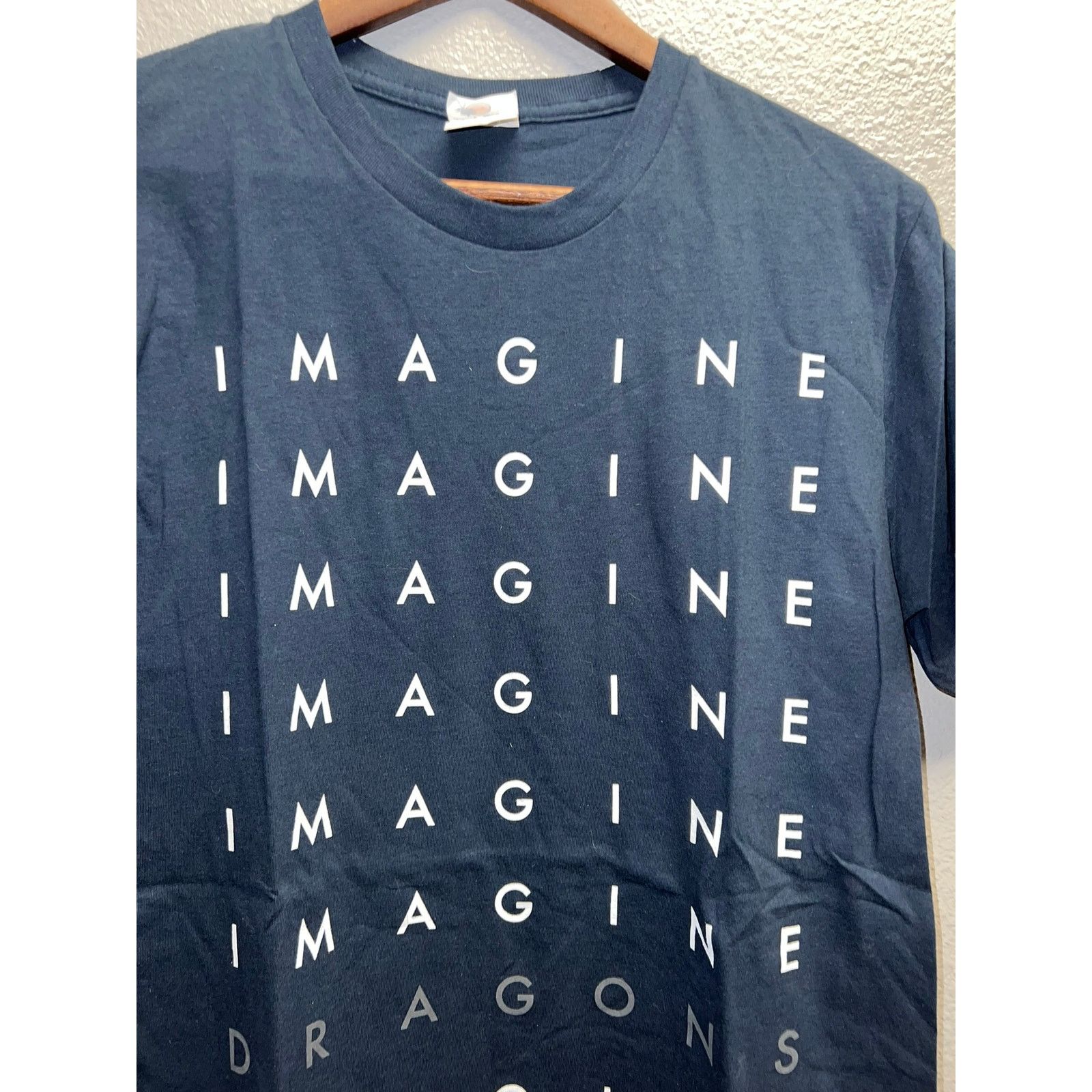 Band Tees Imagine Dragons Shirt Bay Island Concert Tour Blue Music M Size US M / EU 48-50 / 2 - 2 Thumbnail