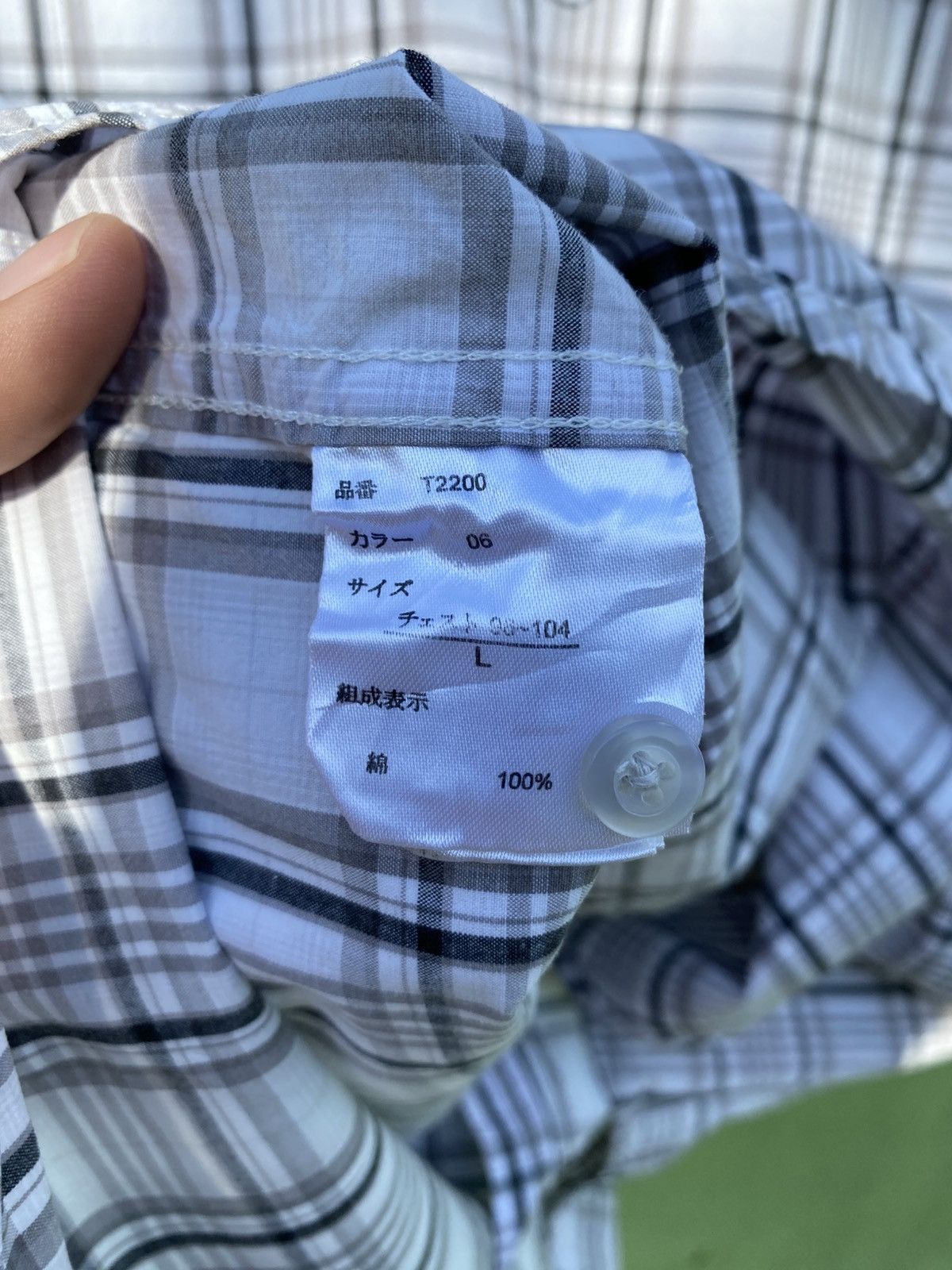semanticdesign Semantic Design Vintage Western Plaid Snap Embroidery Detail Size US L / EU 52-54 / 3 - 17 Thumbnail