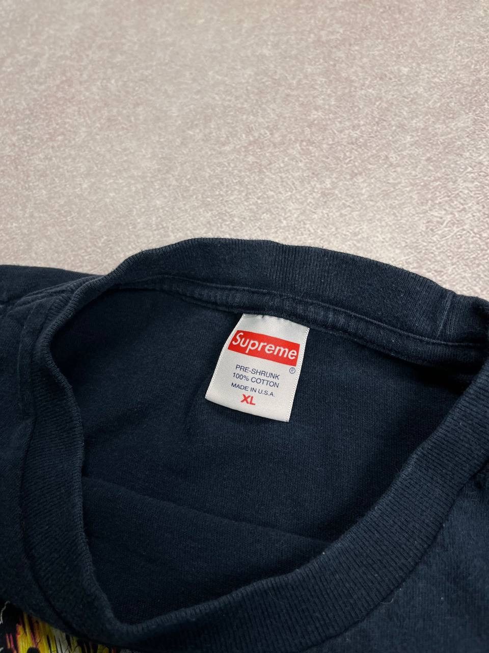 Vintage VINTAGE SUPREME NYC JET T-SHIRT BLACK XL Size US XL / EU 56 / 4 - 5 Thumbnail
