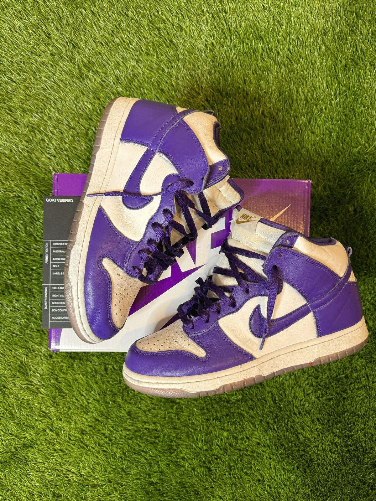 Nike SB Nike SB Dunk High Purple Size US 9.5 / EU 42-43 - 2 Thumbnail