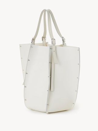 Chloe o1loc1c10425 Size: OS / Carmela Medium Tote Bag in White Size ONE SIZE - 2 Thumbnail