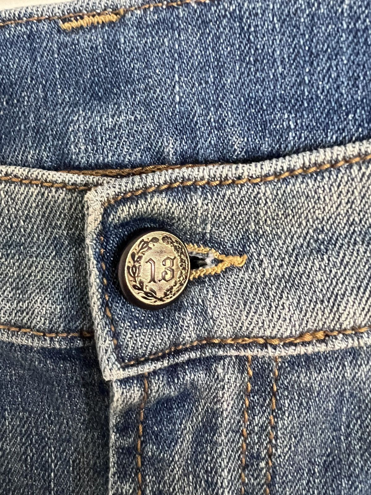 R13 Faded dirty wash SS16 Boy jeans,sz 33, Italy, worn X 2 Size US 33 - 16 Thumbnail